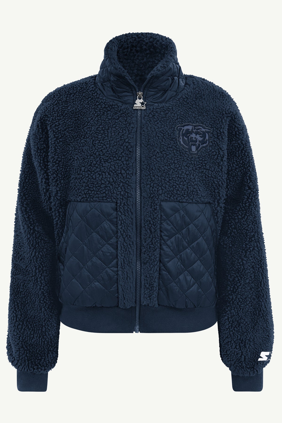 WOMENS CHCAGO BEARS JOURNEYMAN SHERPA JACKET View 2 WOMENS CHCAGO BEARS JOURNEYMAN SHERPA JACKET View 2