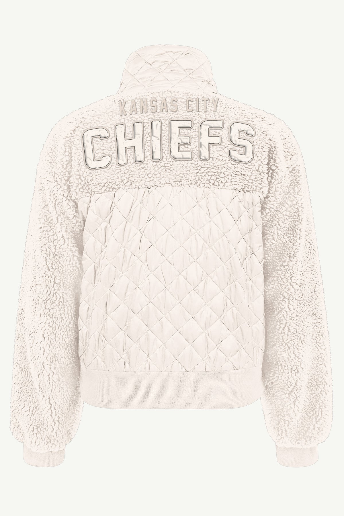 WOMENS KANSAS CITY CHIEFS JOURNEYMAN SHERPA JACKET View 3 WOMENS KANSAS CITY CHIEFS JOURNEYMAN SHERPA JACKET View 3