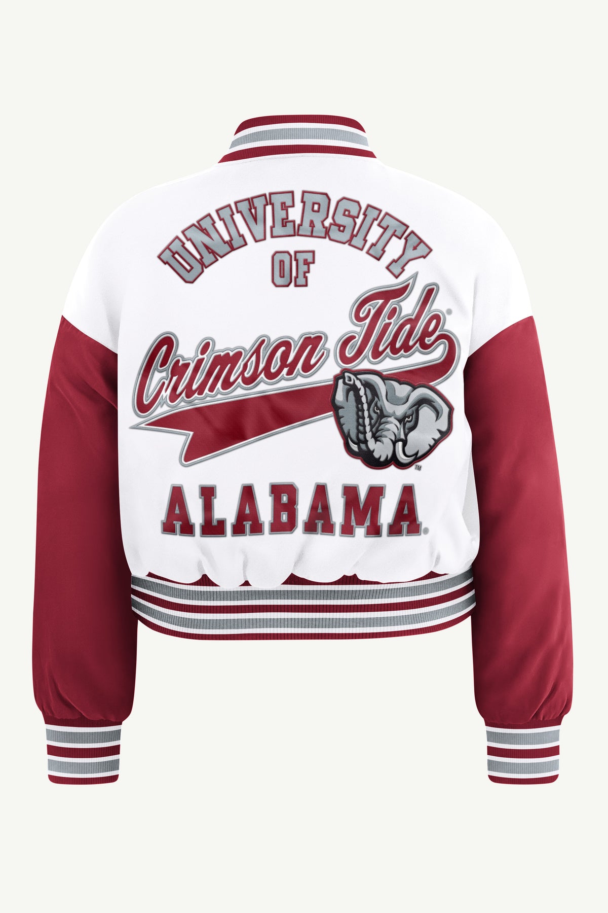 WOMENS ALABAMA CRIMSON TIDE GAME ON VARSITY JACKET View 3 WOMENS ALABAMA CRIMSON TIDE GAME ON VARSITY JACKET View 3
