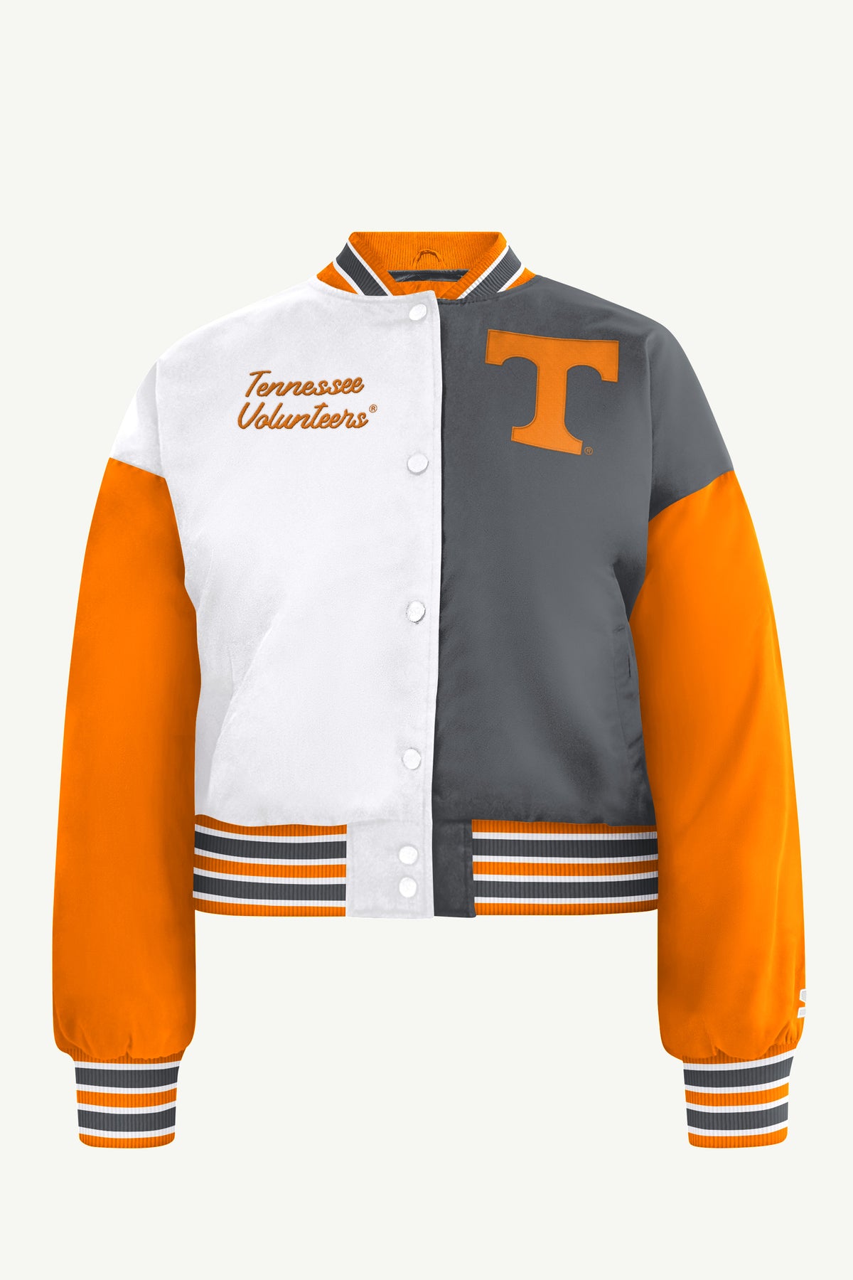WOMENS TENNESSEE VOLUNTEERS GAME ON VARSITY JACKET View 2 WOMENS TENNESSEE VOLUNTEERS GAME ON VARSITY JACKET View 2