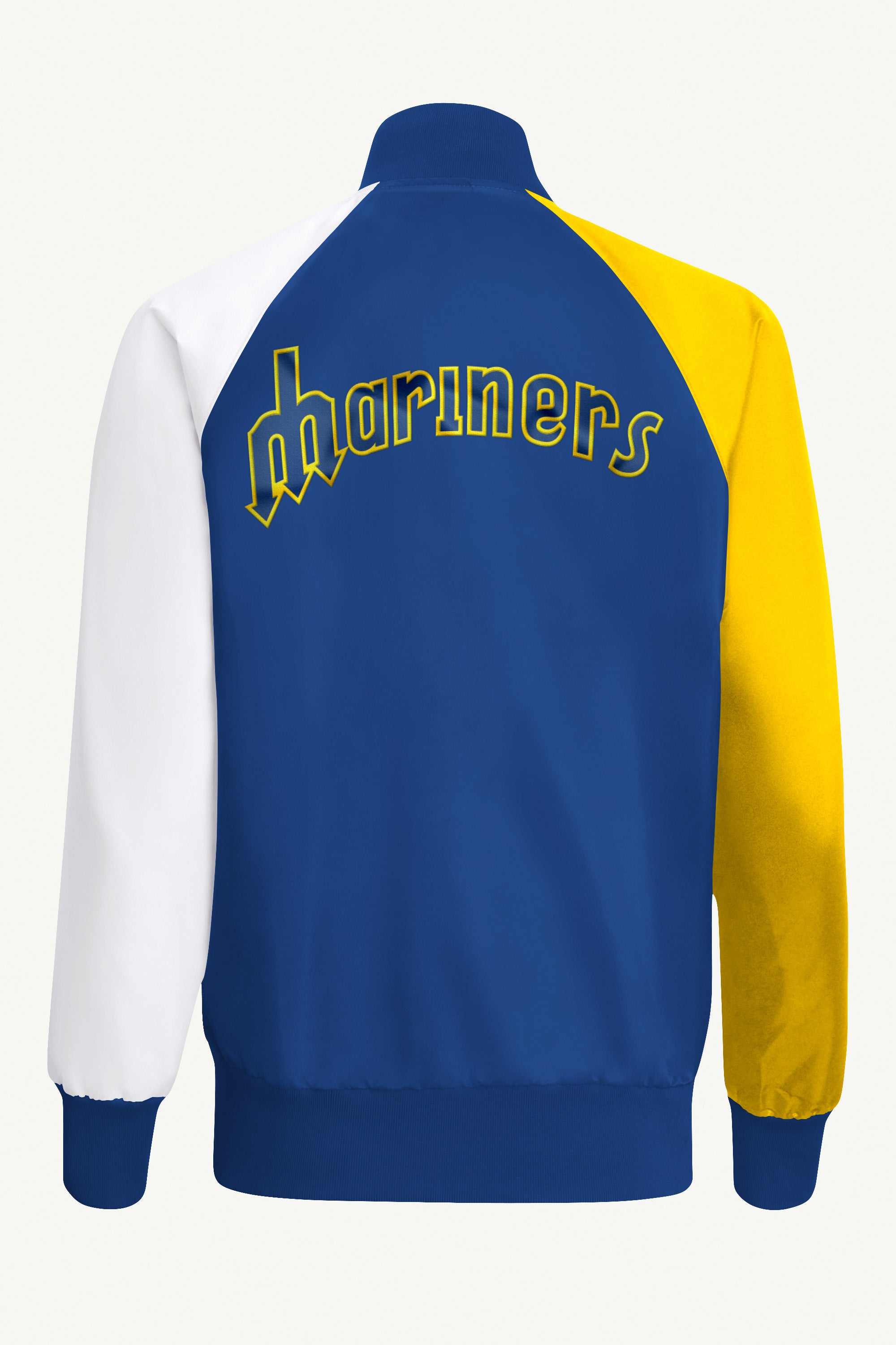 WOMENS SEATTLE MARINERS SATIN VARSITY JACKET View 2 | NBA WOMENS SEATTLE MARINERS SATIN VARSITY JACKET View 2 | NBA