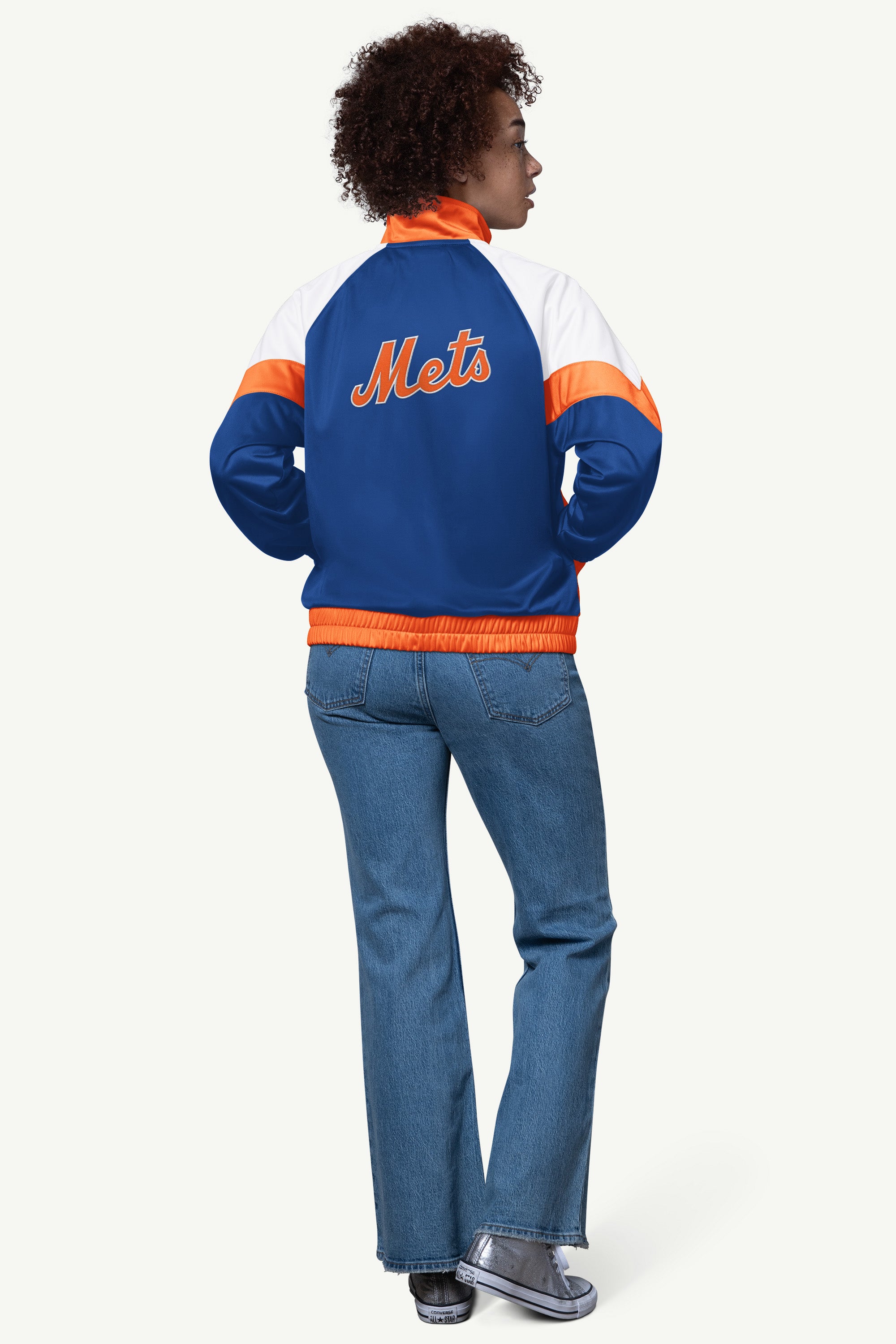 WOMENS NEW YORK METS TEAMWORK TRACK JACKET View 2 | STARTER CLASSICS WOMENS NEW YORK METS TEAMWORK TRACK JACKET View 2 | STARTER CLASSICS