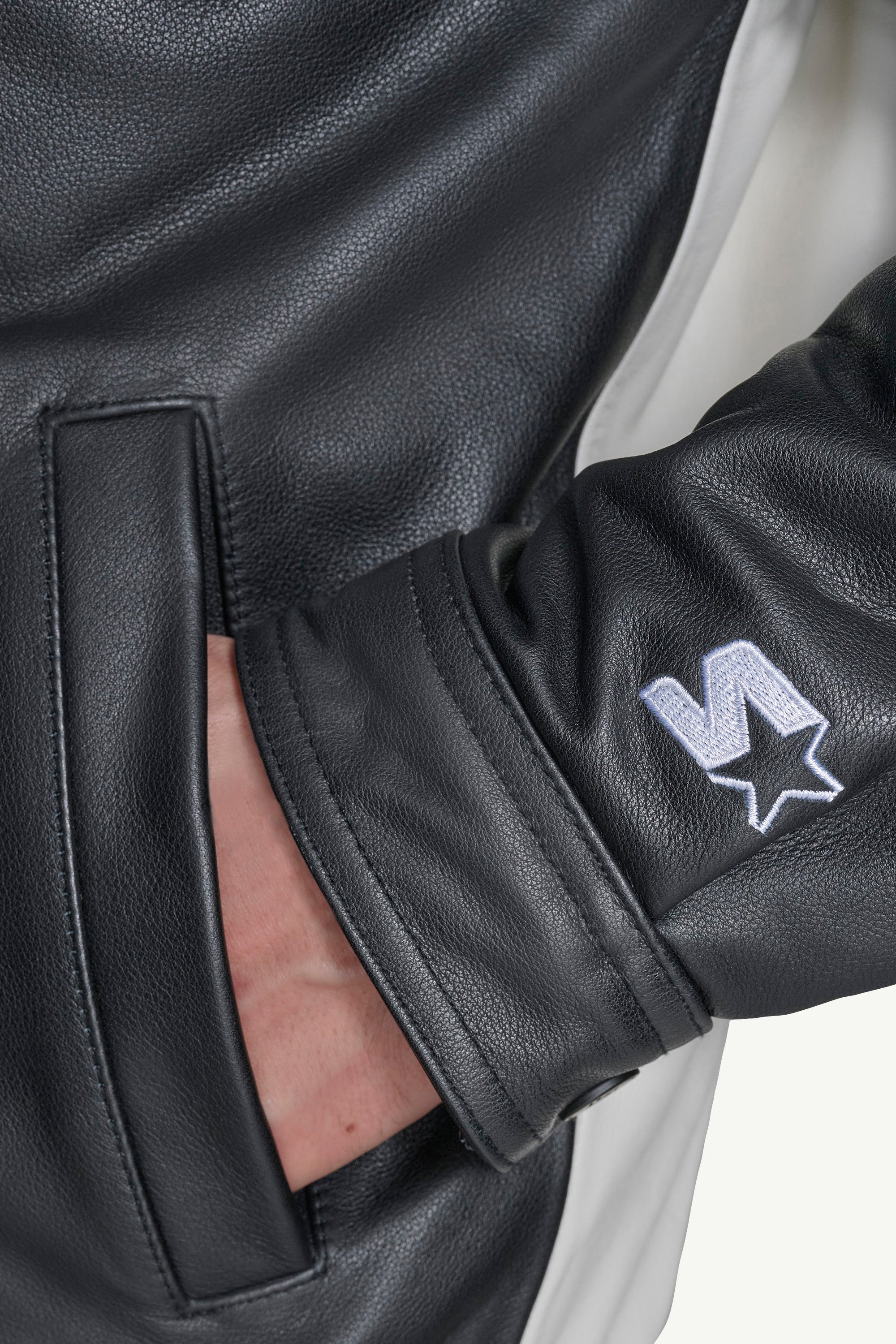 MENS PHILADELPHIA EAGLES FULL ZIP LEATHER JACKET View 7 | Philadelphia Eagles MENS PHILADELPHIA EAGLES FULL ZIP LEATHER JACKET View 7 | Philadelphia Eagles