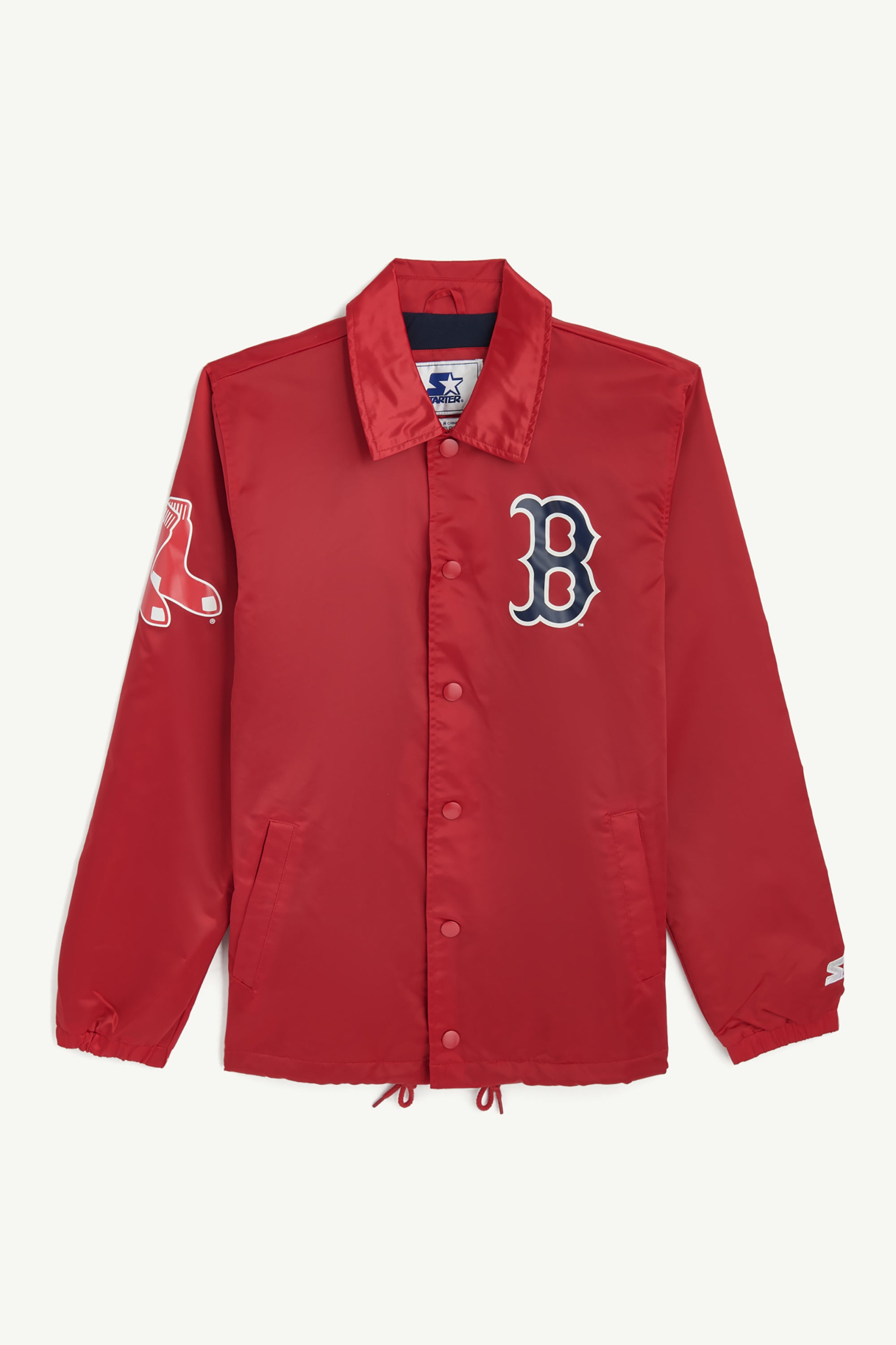 MENS BOSTON RED SOX OPTION ROUTE COACHES JACKET View 1 | Boston Red Sox MENS BOSTON RED SOX OPTION ROUTE COACHES JACKET View 1 | Boston Red Sox