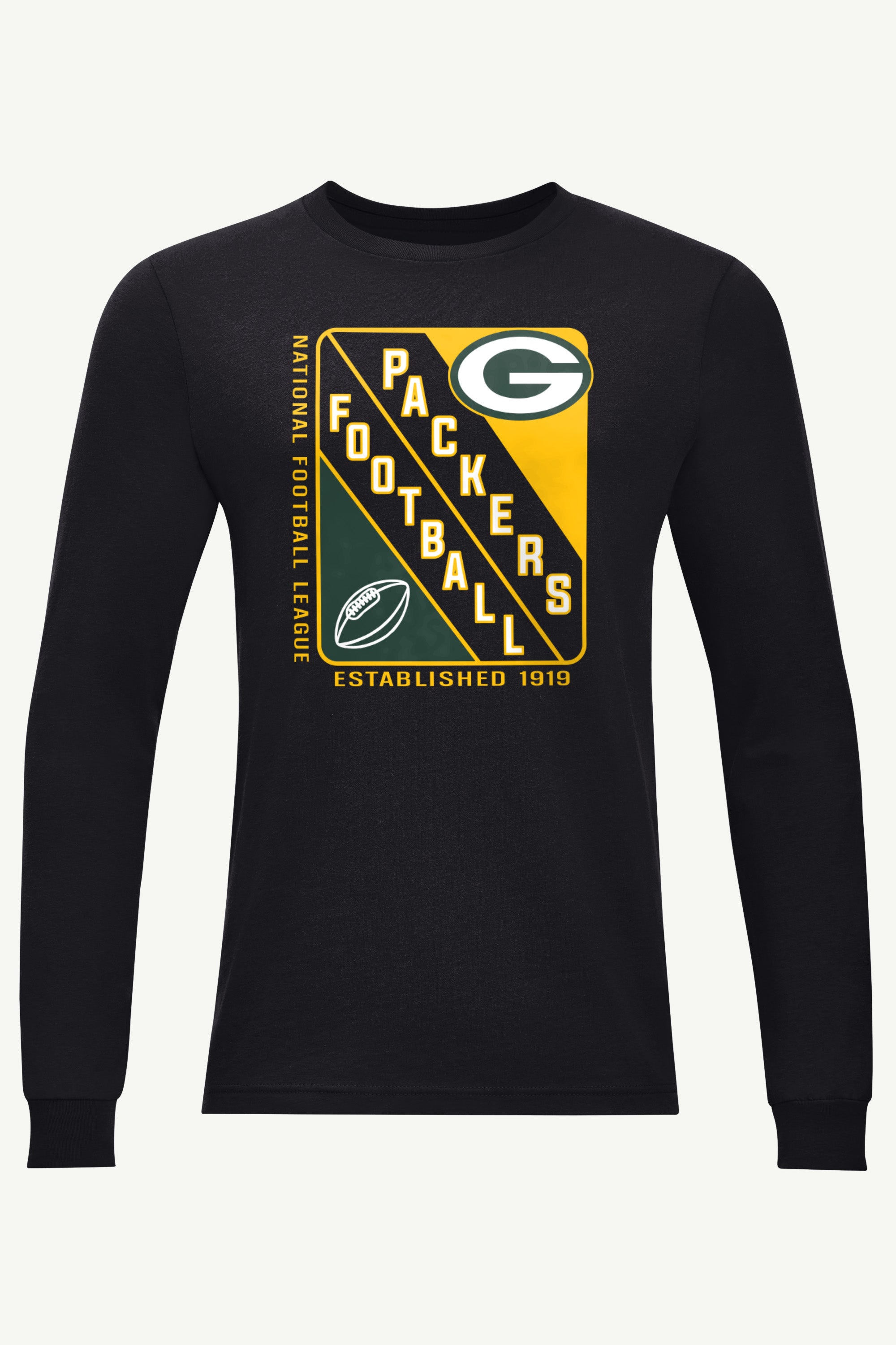 MENS GREEN BAY PACKERS SHIELD LOGO LONG SLEEVE T SHIRT View 1 | Green Bay Packers MENS GREEN BAY PACKERS SHIELD LOGO LONG SLEEVE T SHIRT View 1 | Green Bay Packers