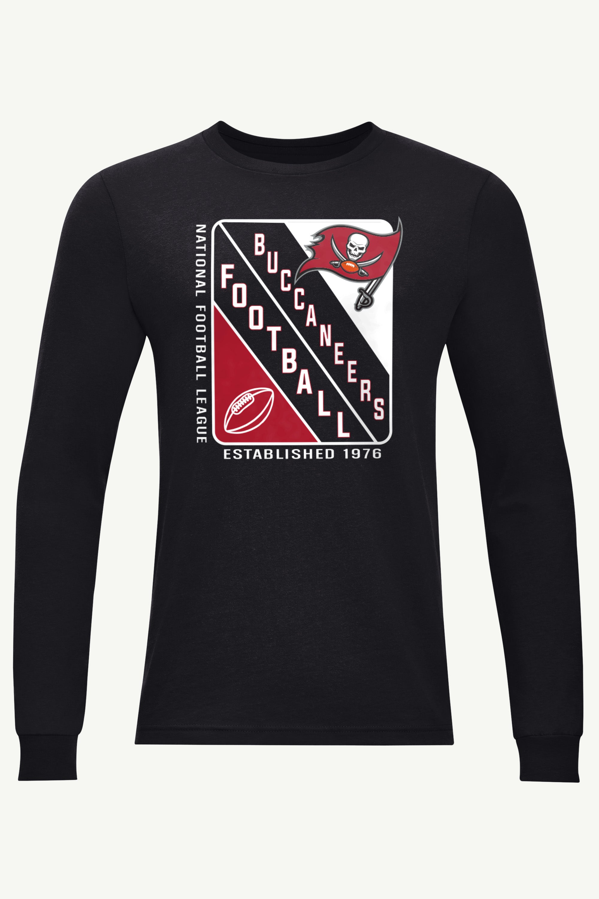MENS TAMPA BAY BUCCANEERS SHIELD LOGO LONG SLEEVE T SHIRT View 1 | Tampa Bay Buccaneers MENS TAMPA BAY BUCCANEERS SHIELD LOGO LONG SLEEVE T SHIRT View 1 | Tampa Bay Buccaneers