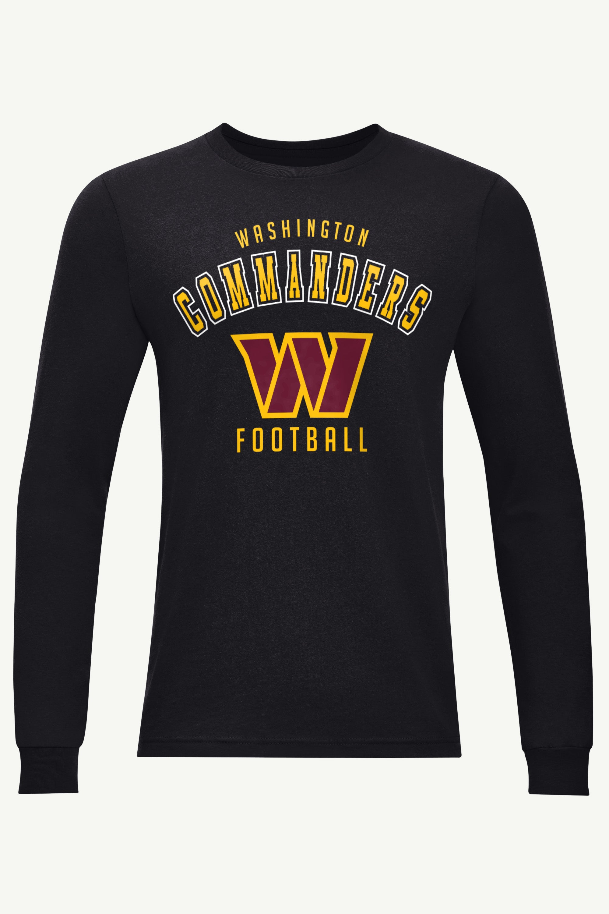 MENS WASHINGTON COMMANDERS LONG SLEEVE T SHIRT View 1 | Washington Commanders MENS WASHINGTON COMMANDERS LONG SLEEVE T SHIRT View 1 | Washington Commanders