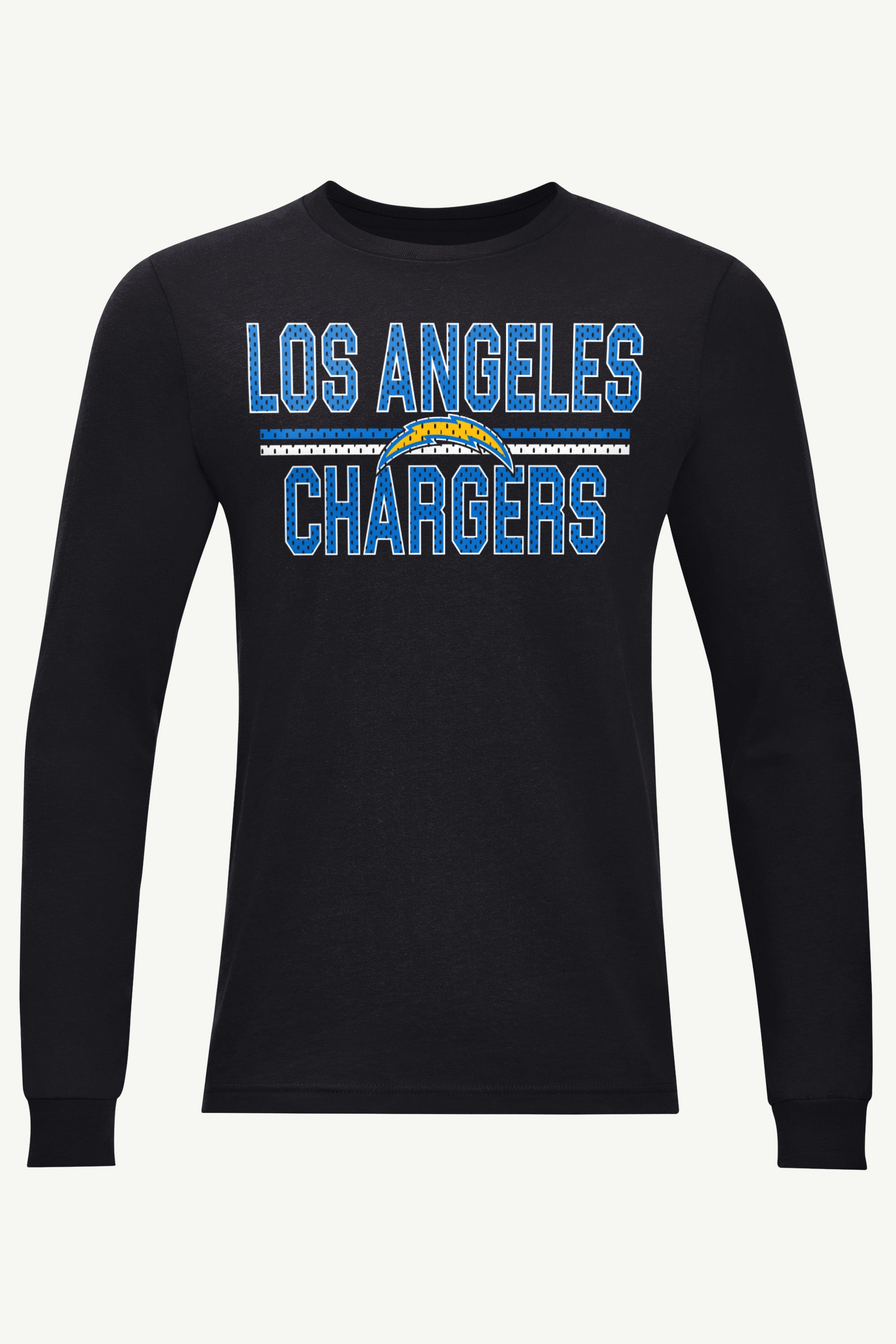 MENS LOS ANGELES CHARGERS MESH LOOK LONG SLEEVE T SHIRT View 1 | Los Angeles Chargers MENS LOS ANGELES CHARGERS MESH LOOK LONG SLEEVE T SHIRT View 1 | Los Angeles Chargers