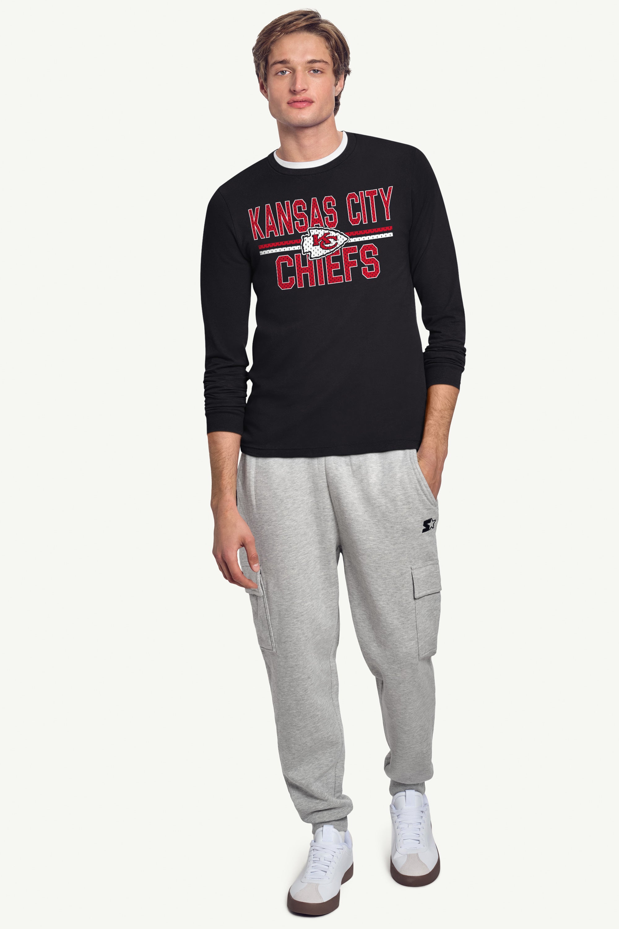 MENS KANSAS CITY CHIEFS MESH LOOK LONG SLEEVE T SHIRT View 3 | Kansas City Chiefs MENS KANSAS CITY CHIEFS MESH LOOK LONG SLEEVE T SHIRT View 3 | Kansas City Chiefs