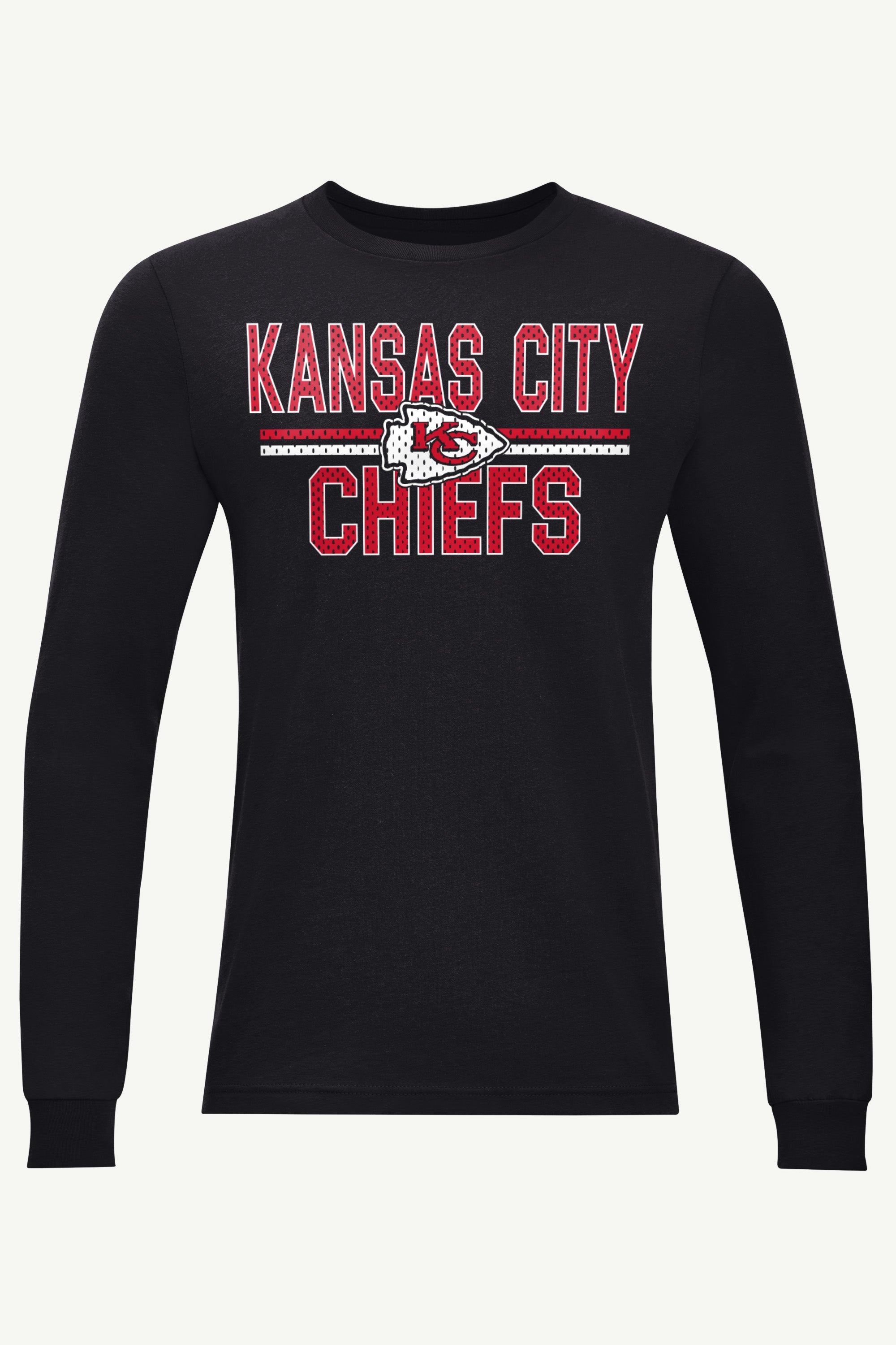 MENS KANSAS CITY CHIEFS MESH LOOK LONG SLEEVE T SHIRT View 1 | Kansas City Chiefs MENS KANSAS CITY CHIEFS MESH LOOK LONG SLEEVE T SHIRT View 1 | Kansas City Chiefs