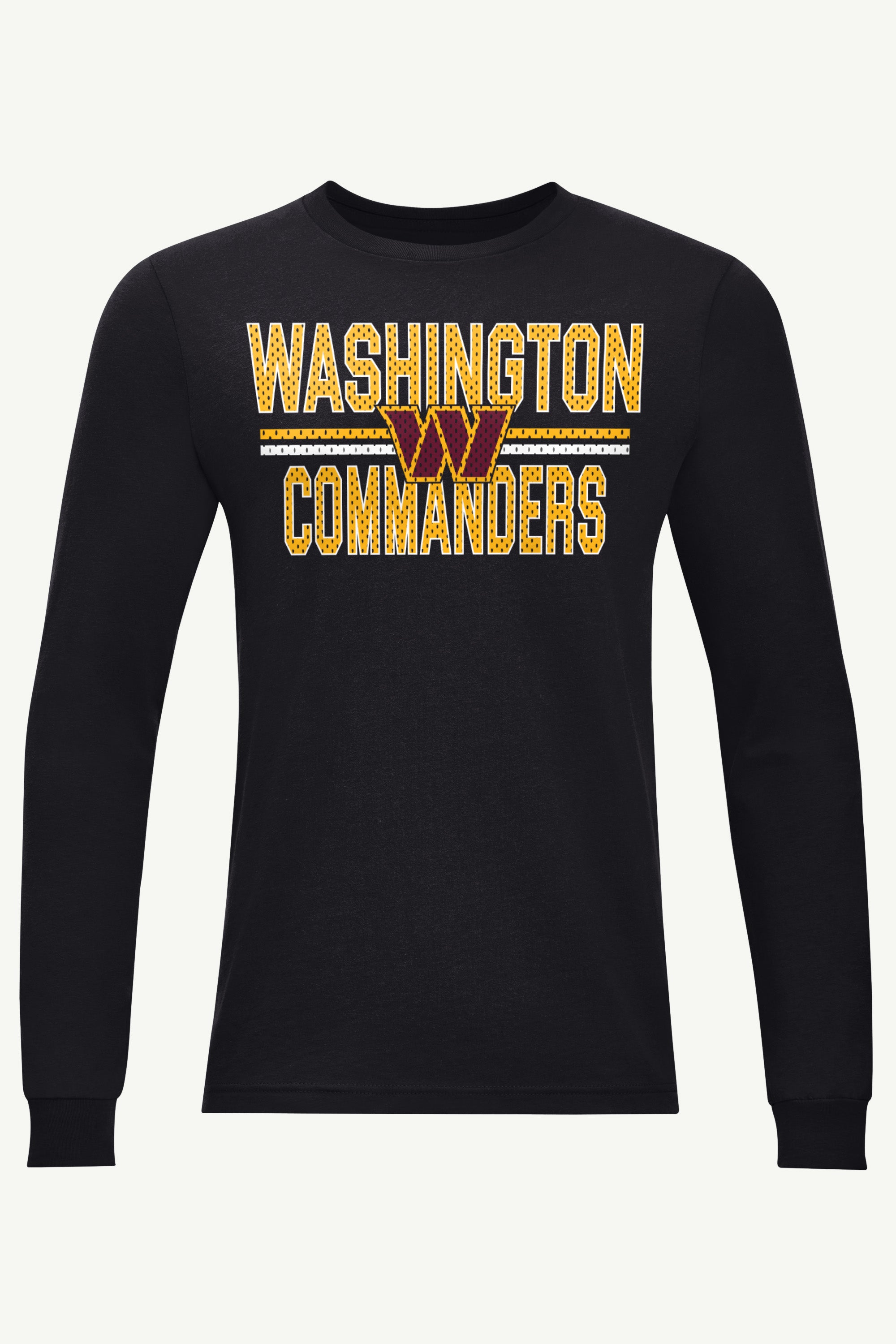 MENS WASHINGTON COMMANDERS MESH LOOK LONG SLEEVE T SHIRT View 1 | Washington Commanders MENS WASHINGTON COMMANDERS MESH LOOK LONG SLEEVE T SHIRT View 1 | Washington Commanders