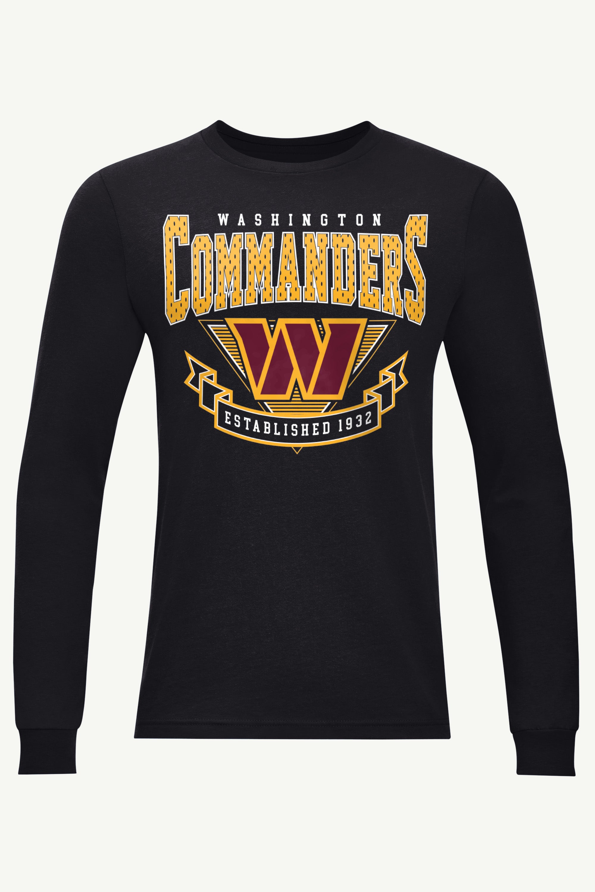 MENS WASHINGTON COMMANDERS 80's INSPIRED LONG SLEEVE T SHIRT View 1 | Washington Commanders MENS WASHINGTON COMMANDERS 80's INSPIRED LONG SLEEVE T SHIRT View 1 | Washington Commanders