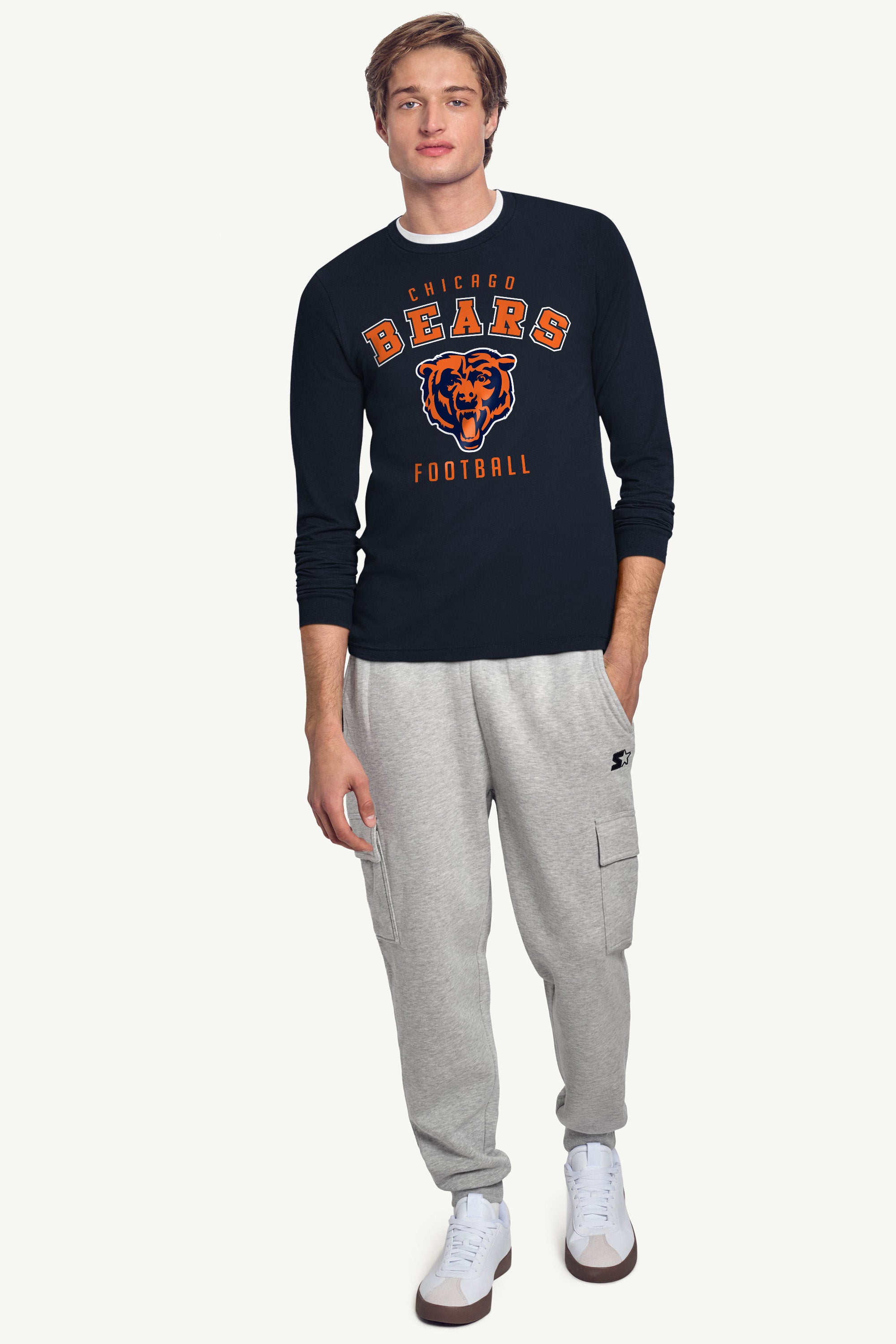 MENS CHICAGO BEARS LONG SLEEVE T SHIRT View 3 | Chicago Bears MENS CHICAGO BEARS LONG SLEEVE T SHIRT View 3 | Chicago Bears