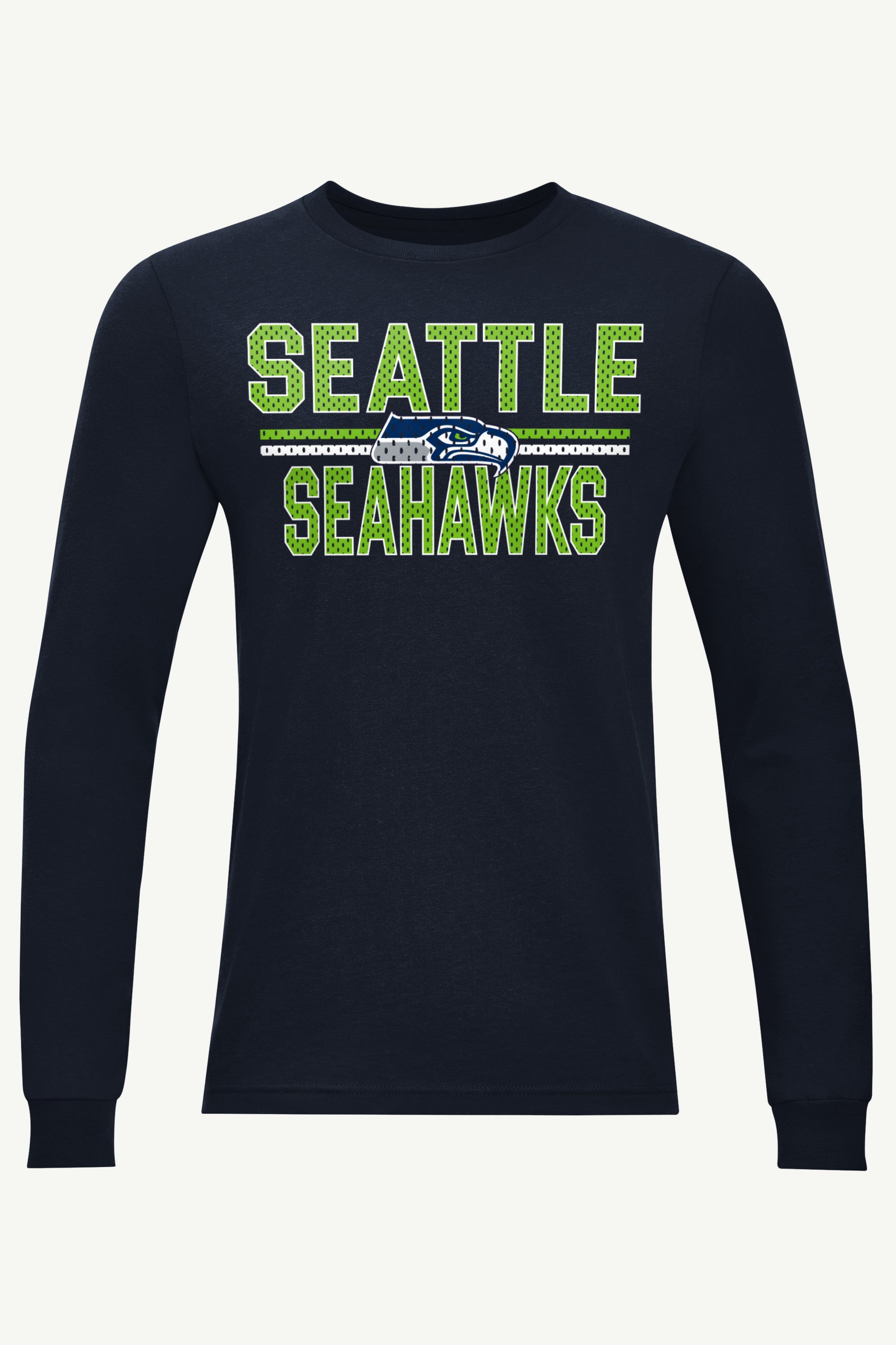 MENS SEATTLE SEAHAWKS MESH LOOK LONG SLEEVE T SHIRT View 1 | Seattle Seahawks MENS SEATTLE SEAHAWKS MESH LOOK LONG SLEEVE T SHIRT View 1 | Seattle Seahawks