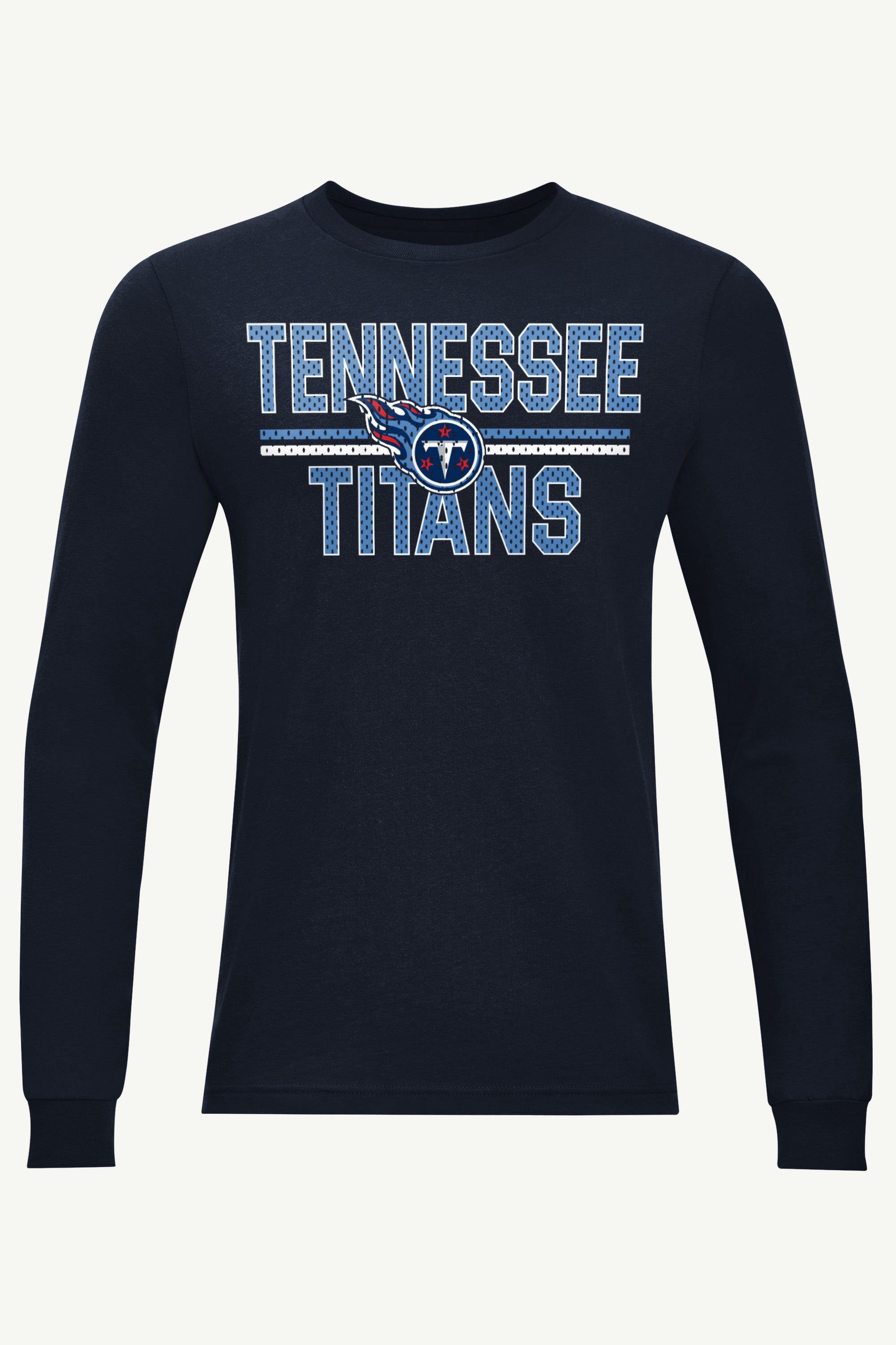 MENS TENNESSEE TITANS MESH LOOK LONG SLEEVE T SHIRT View 1 | Tennessee Titans MENS TENNESSEE TITANS MESH LOOK LONG SLEEVE T SHIRT View 1 | Tennessee Titans