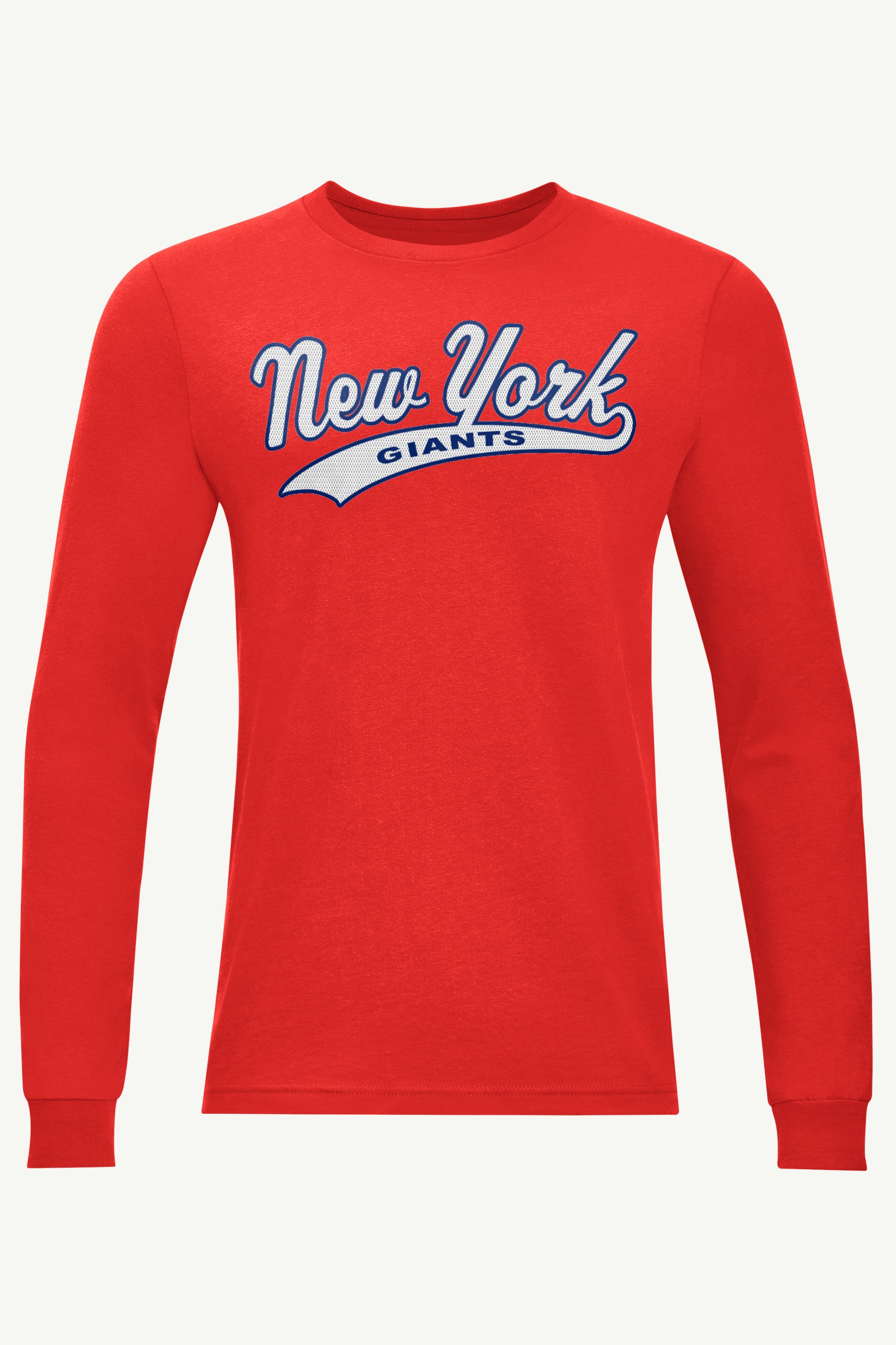 MENS NEW YORK GIANTS TAILSWEEP LONG SLEEVE T SHIRT View 1 | DTG MENS NEW YORK GIANTS TAILSWEEP LONG SLEEVE T SHIRT View 1 | DTG