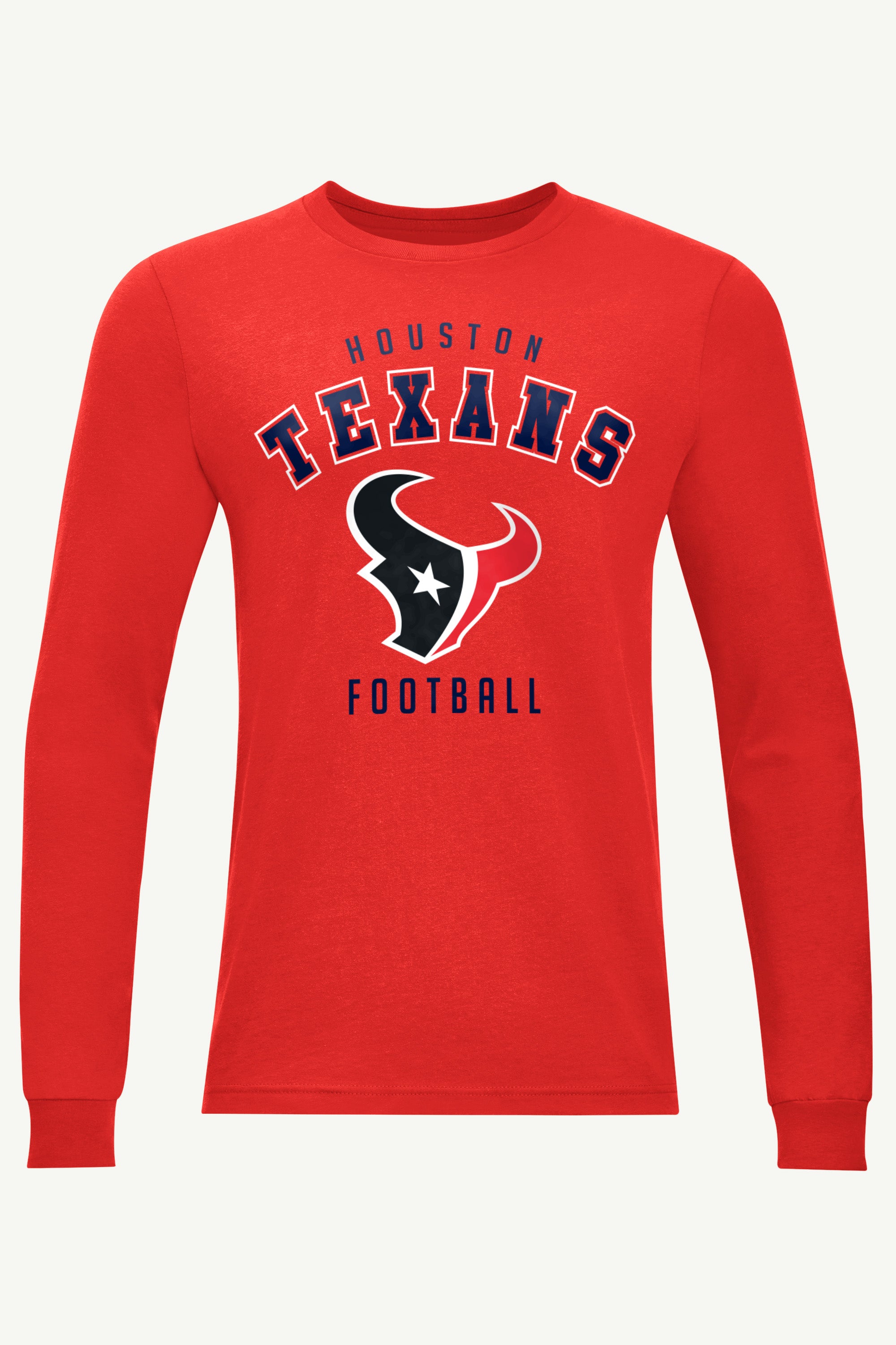 MENS HOUSTON TEXANS LONG SLEEVE T SHIRT View 1 MENS HOUSTON TEXANS LONG SLEEVE T SHIRT View 1