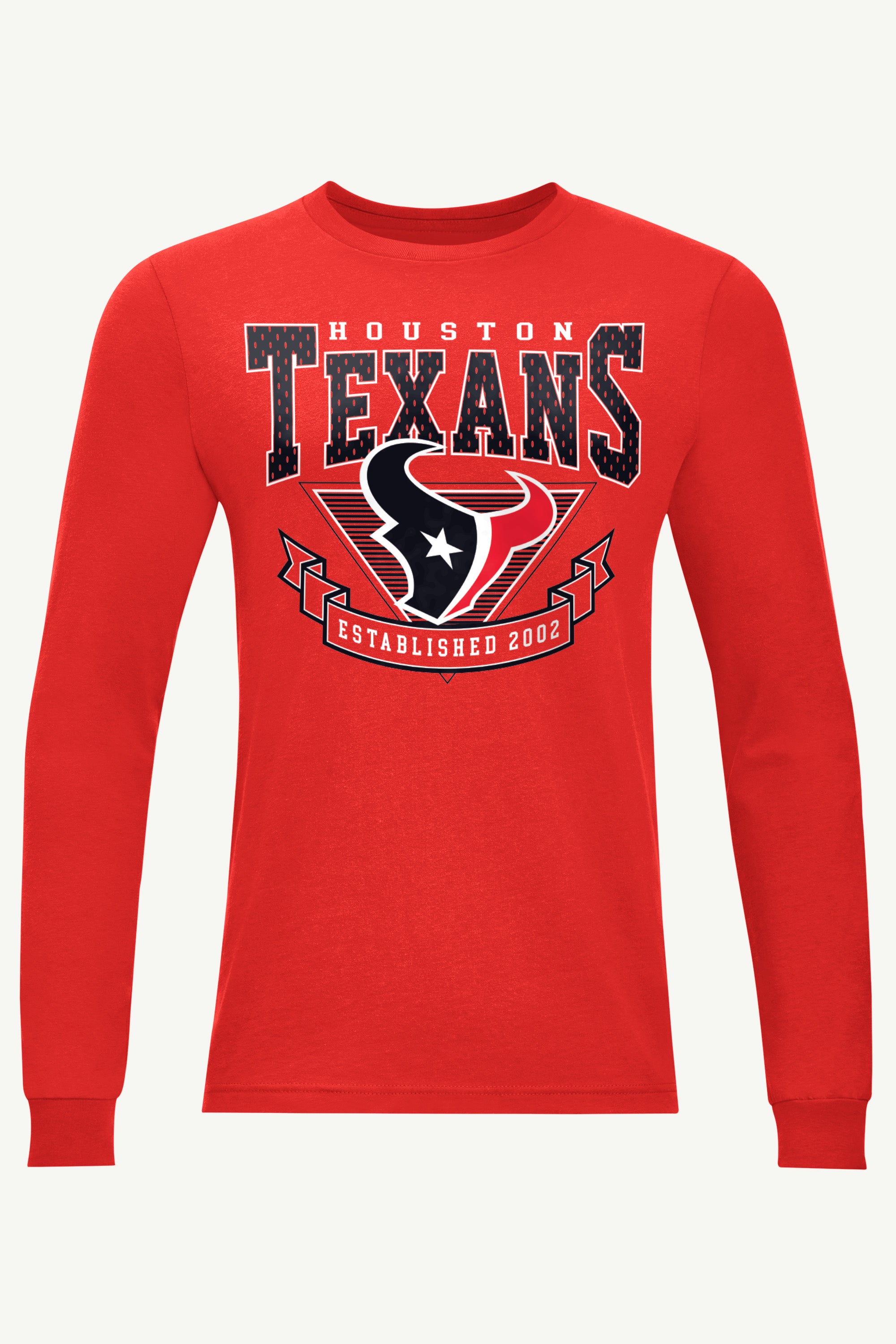 MENS HOUSTON TEXANS 80's INSPIRED LONG SLEEVE T SHIRT View 1 | Men's T-Shirts MENS HOUSTON TEXANS 80's INSPIRED LONG SLEEVE T SHIRT View 1 | Men's T-Shirts