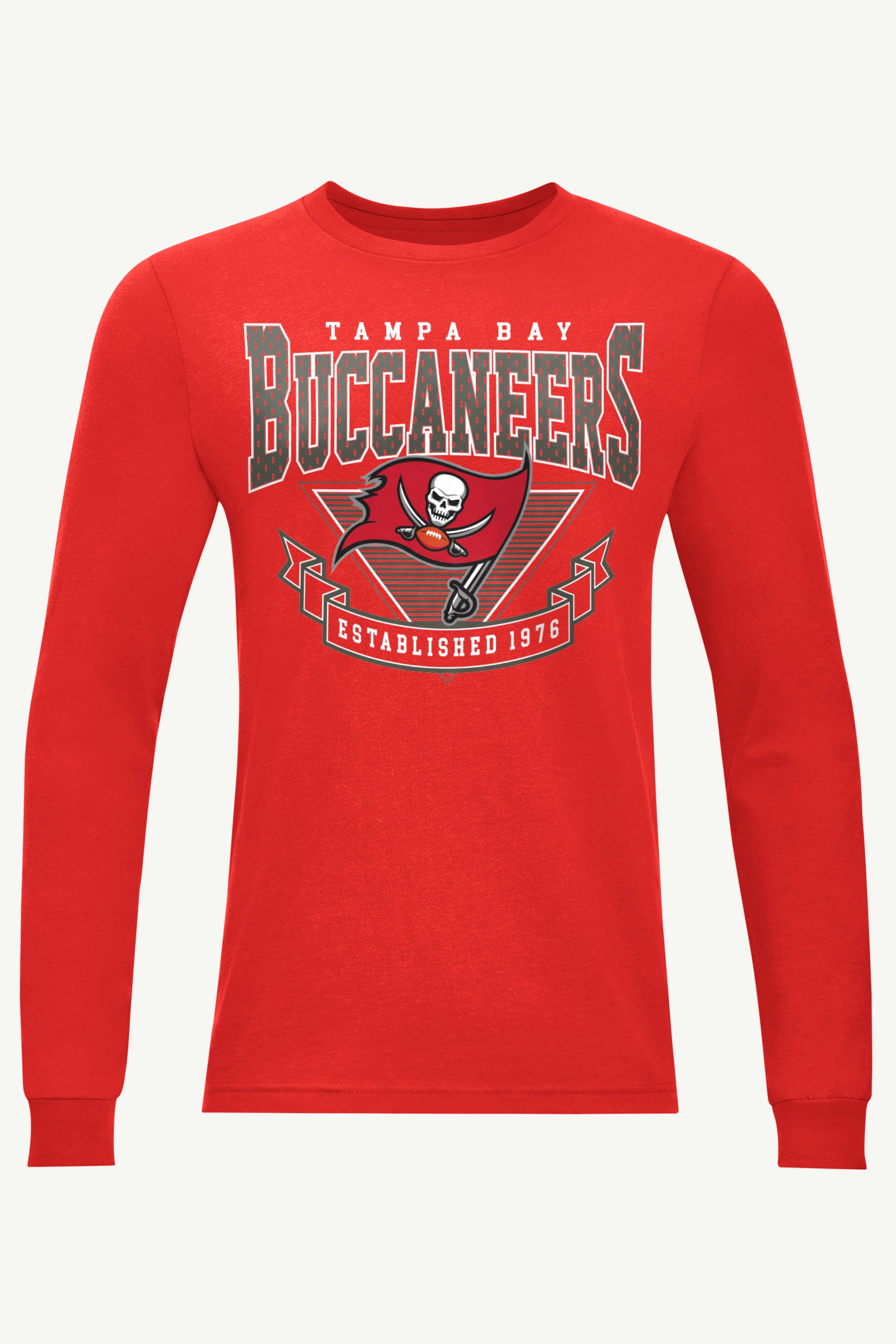MENS TAMPA BAY BUCCANEERS 80's INSPIRED LONG SLEEVE T SHIRT View 1 | Tampa Bay Buccaneers MENS TAMPA BAY BUCCANEERS 80's INSPIRED LONG SLEEVE T SHIRT View 1 | Tampa Bay Buccaneers