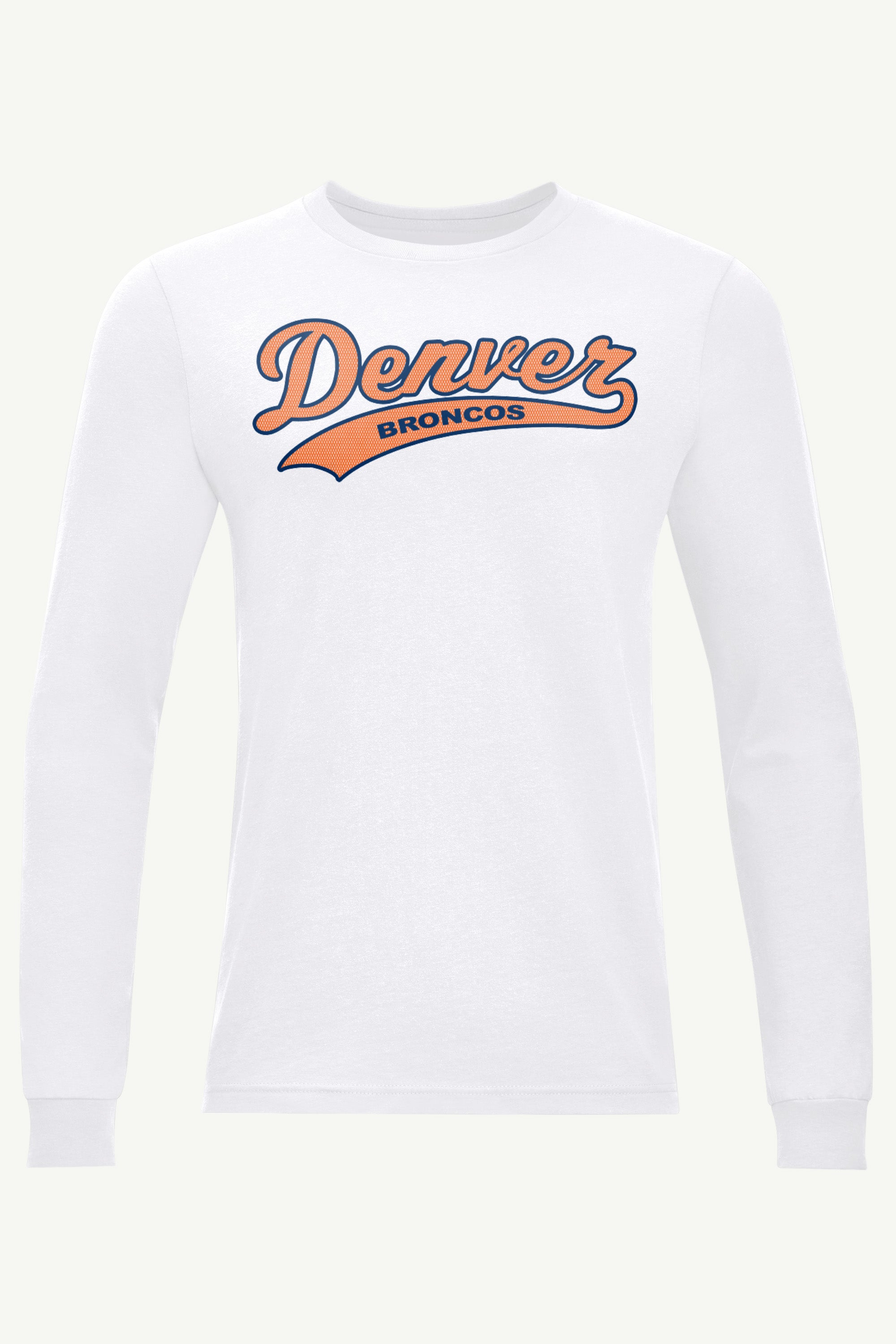 MENS DENVER BRONCOS TAILSWEEP LONG SLEEVE T SHIRT View 1 | Denver Broncos MENS DENVER BRONCOS TAILSWEEP LONG SLEEVE T SHIRT View 1 | Denver Broncos