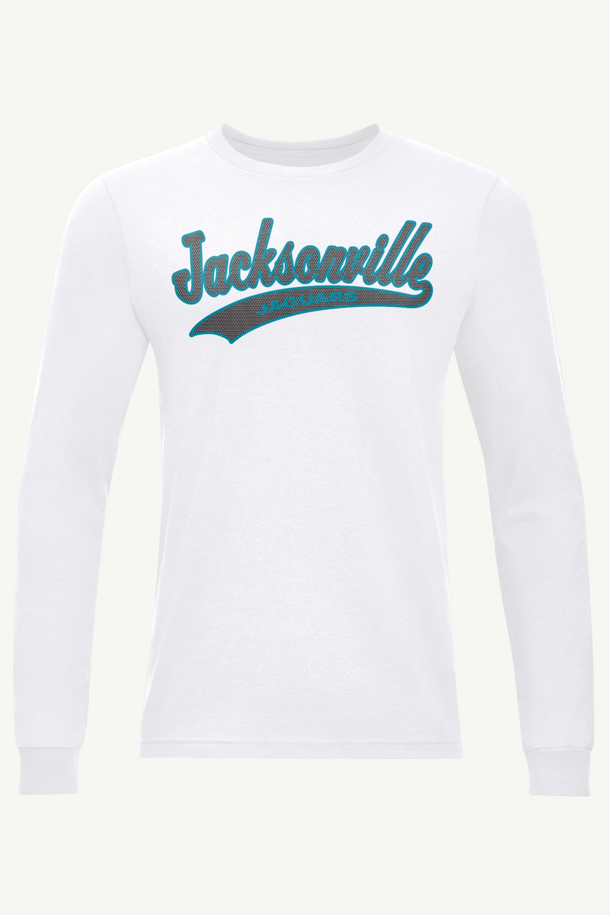 MENS JACKSONVILLE JAGUARS TAILSWEEP LONG SLEEVE T SHIRT View 1 | Jacksonville Jaguars MENS JACKSONVILLE JAGUARS TAILSWEEP LONG SLEEVE T SHIRT View 1 | Jacksonville Jaguars