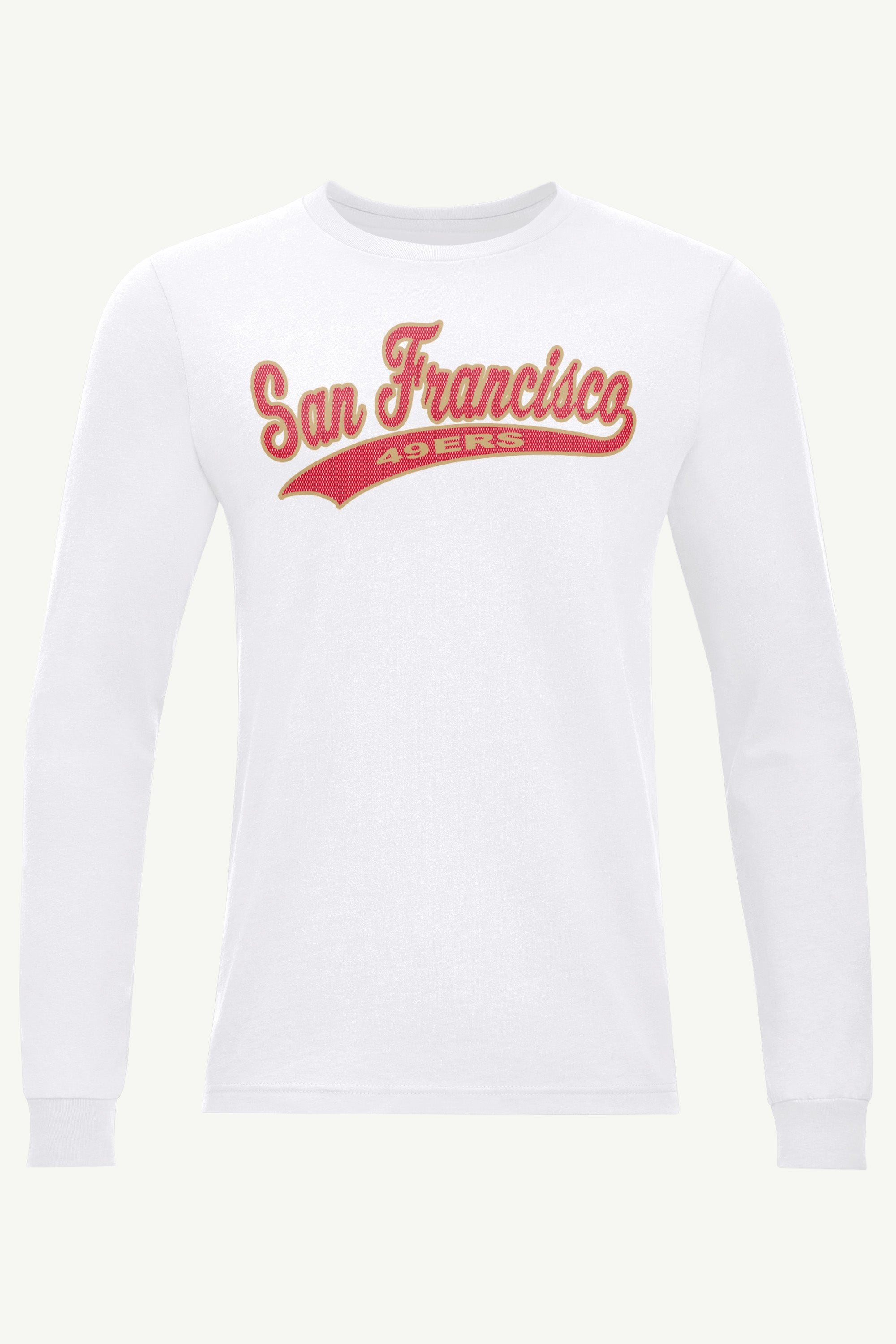 MENS SAN FRANCISCO 49ERS TAILSWEEP LONG SLEEVE T SHIRT View 1 | San Francisco 49ers MENS SAN FRANCISCO 49ERS TAILSWEEP LONG SLEEVE T SHIRT View 1 | San Francisco 49ers