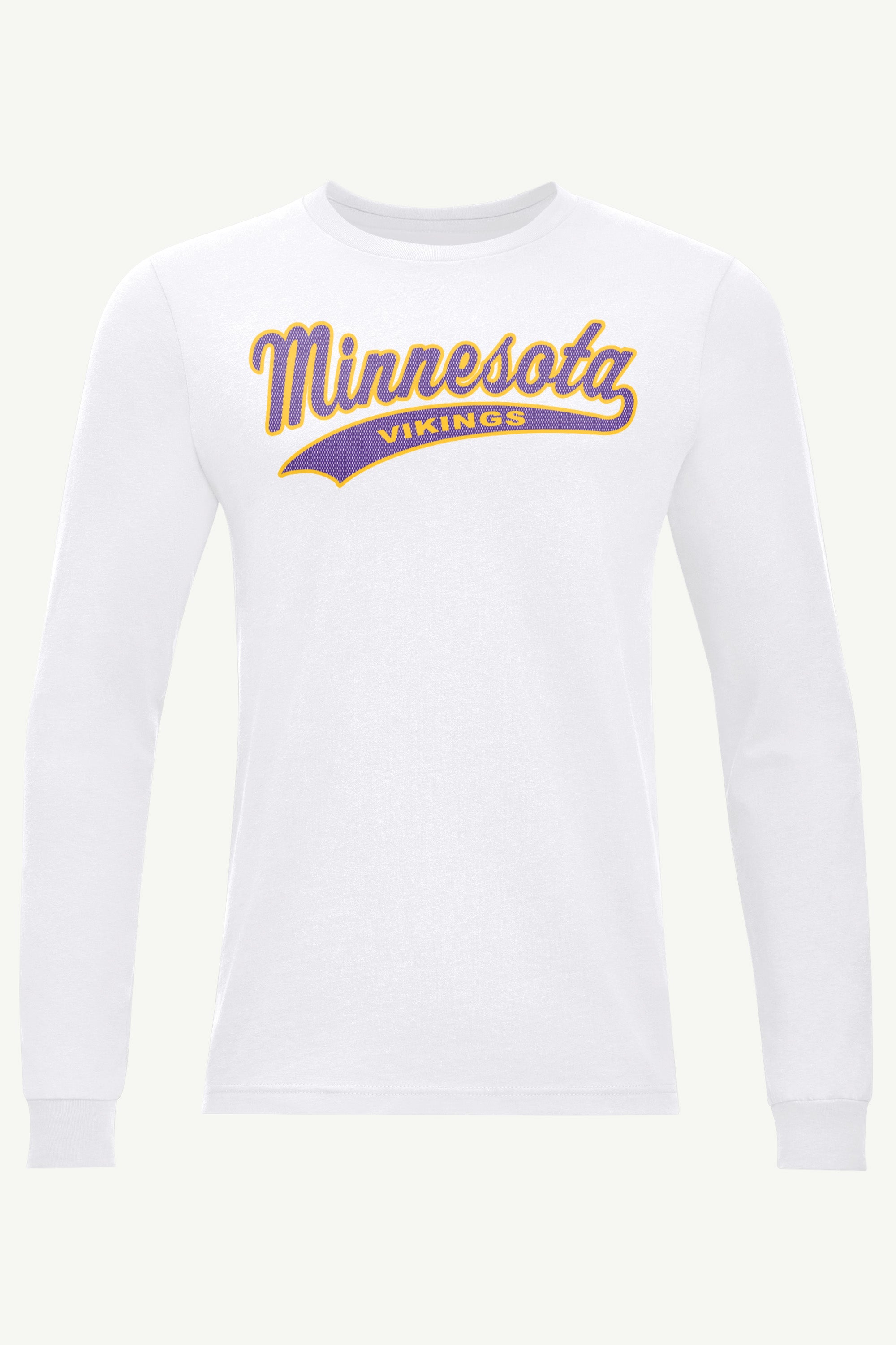 MENS MINNESOTA VIKINGS TAILSWEEP LONG SLEEVE T SHIRT View 1 | Minnesota Vikings MENS MINNESOTA VIKINGS TAILSWEEP LONG SLEEVE T SHIRT View 1 | Minnesota Vikings