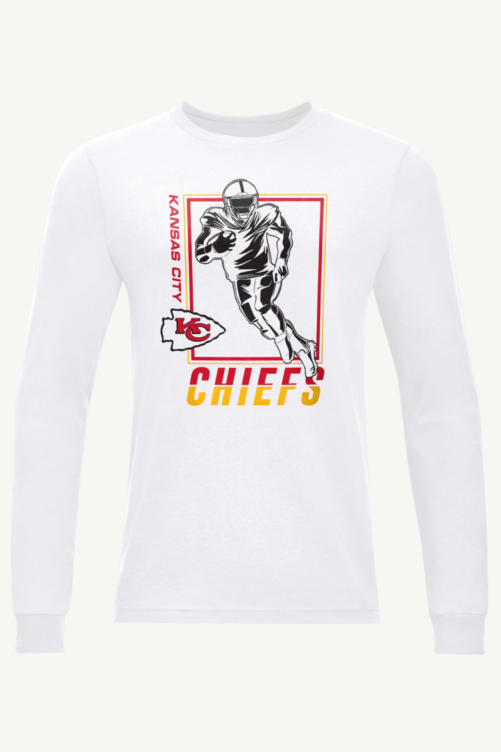 MENS KANSAS CITY CHIEFS PLAYER GRID LONG SLEEVE T SHIRT View 1 | Kansas City Chiefs MENS KANSAS CITY CHIEFS PLAYER GRID LONG SLEEVE T SHIRT View 1 | Kansas City Chiefs