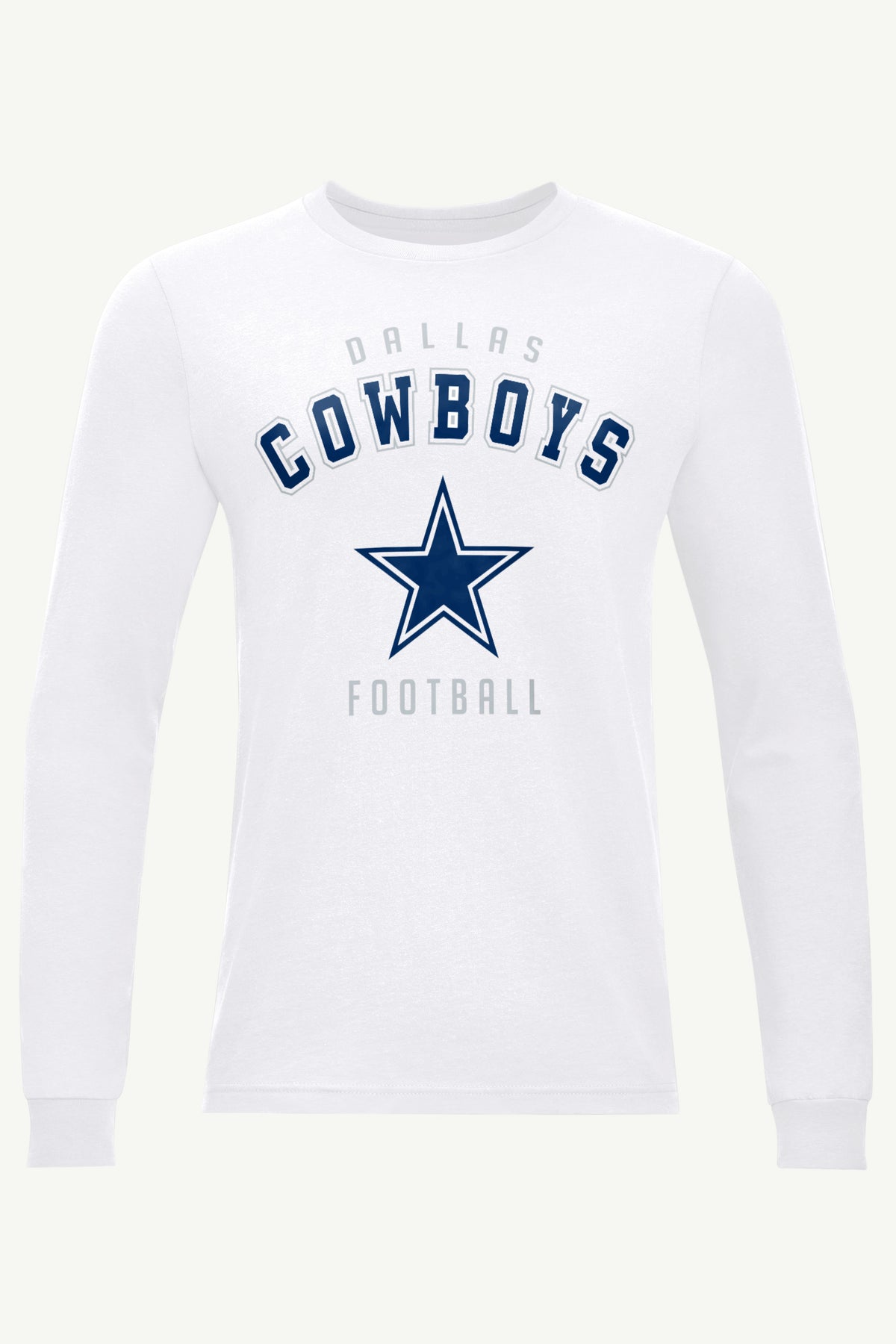 Starter Men's White Dallas Cowboys Long Sleeve T-Shirt Starter Men's White Dallas Cowboys Long Sleeve T-Shirt