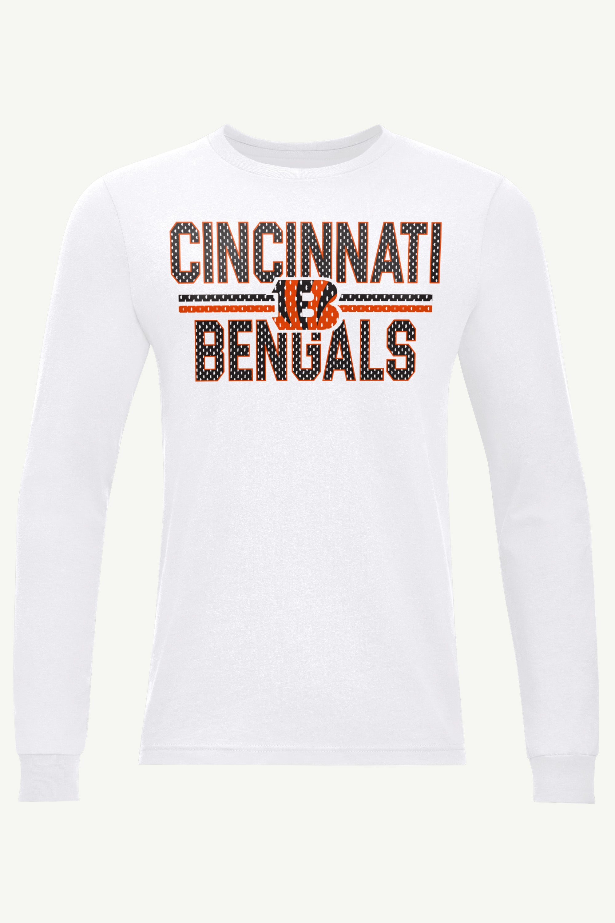 MENS CINCINNATI BENGALS MESH LOOK LONG SLEEVE T SHIRT View 1 | Cincinnati Bengals MENS CINCINNATI BENGALS MESH LOOK LONG SLEEVE T SHIRT View 1 | Cincinnati Bengals