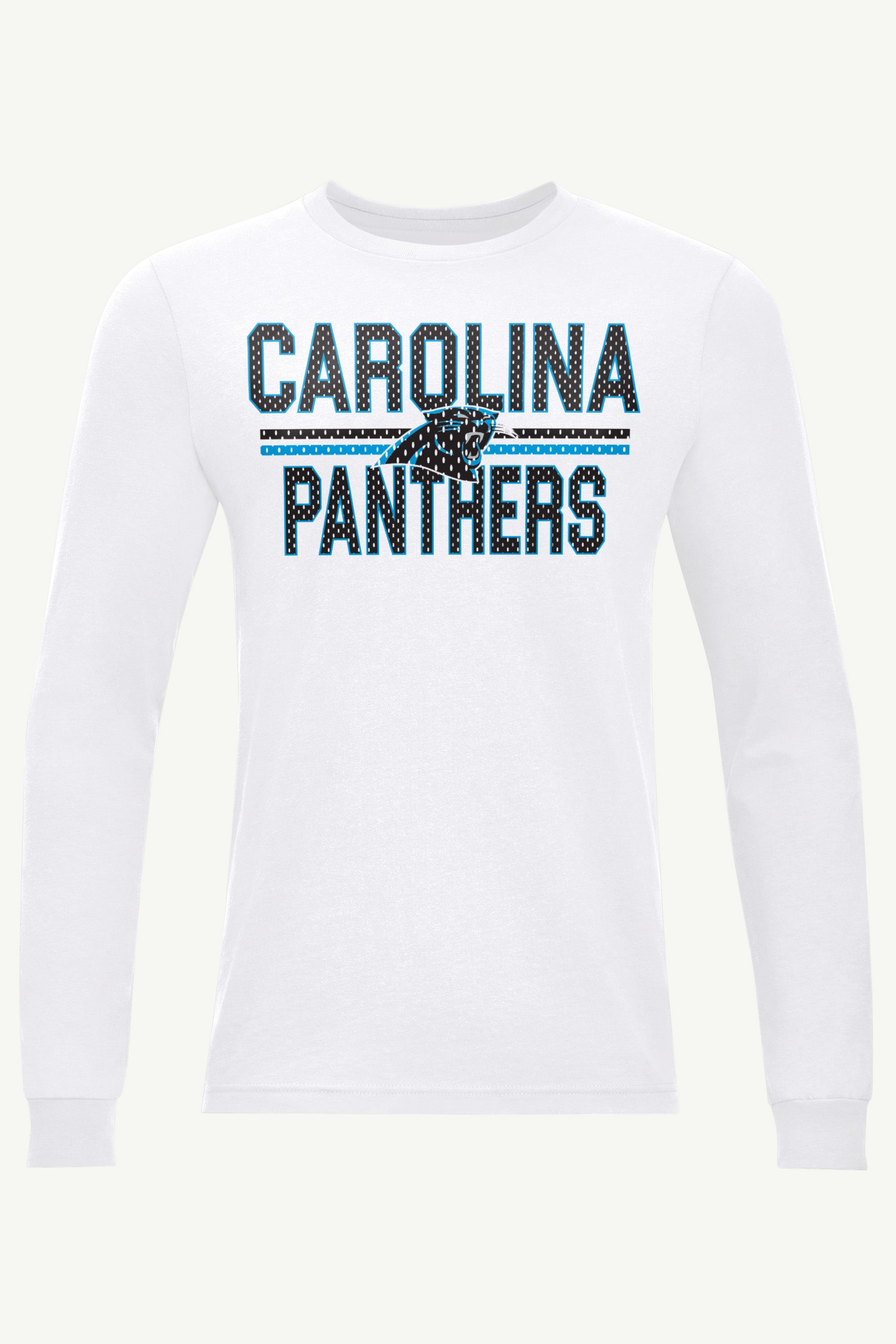 MENS CAROLINA PANTHERS MESH LOOK LONG SLEEVE T SHIRT View 1 | Carolina Panthers MENS CAROLINA PANTHERS MESH LOOK LONG SLEEVE T SHIRT View 1 | Carolina Panthers