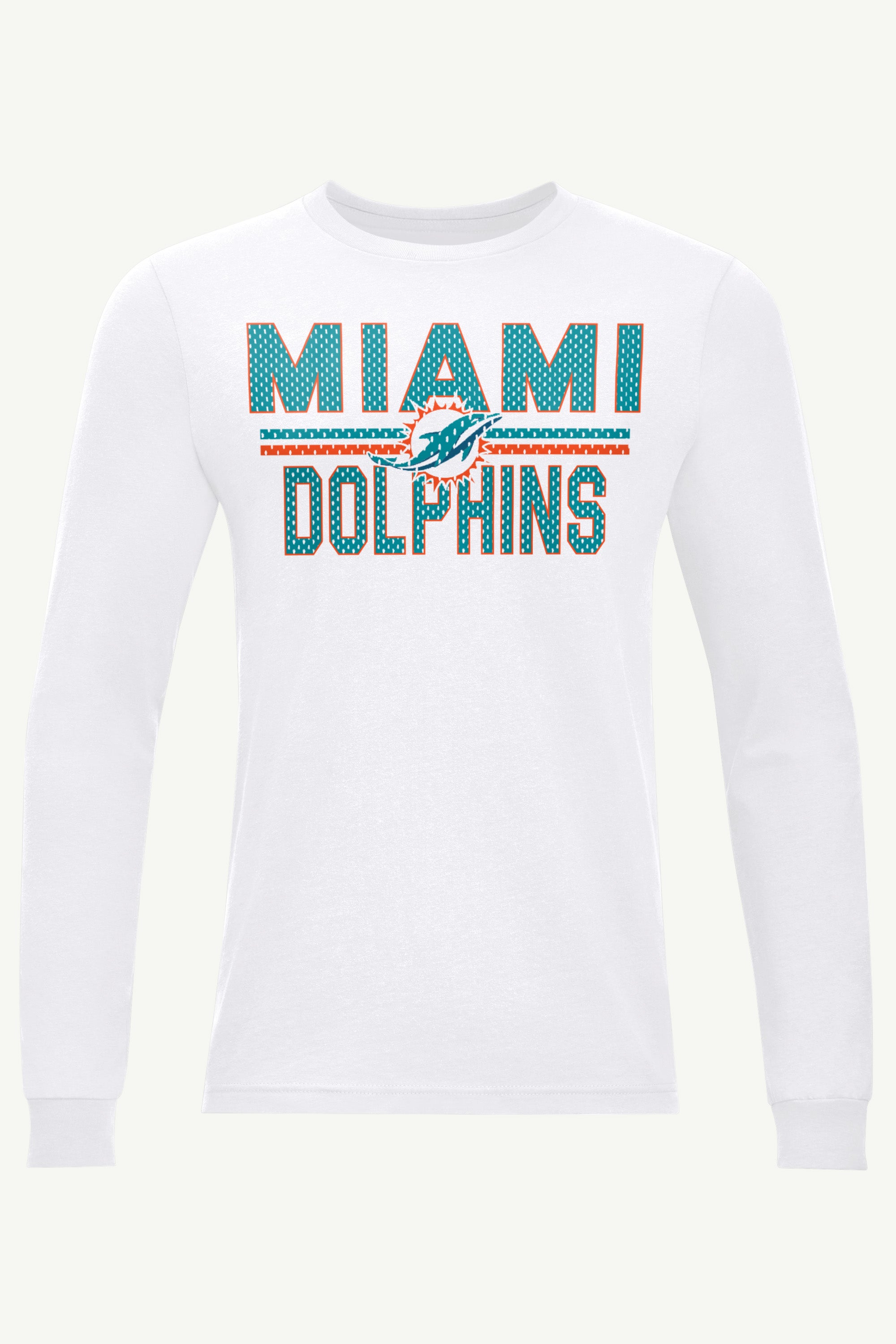MENS MIAMI DOLPHINS MESH LOOK LONG SLEEVE T SHIRT View 1 | Miami Dolphins MENS MIAMI DOLPHINS MESH LOOK LONG SLEEVE T SHIRT View 1 | Miami Dolphins