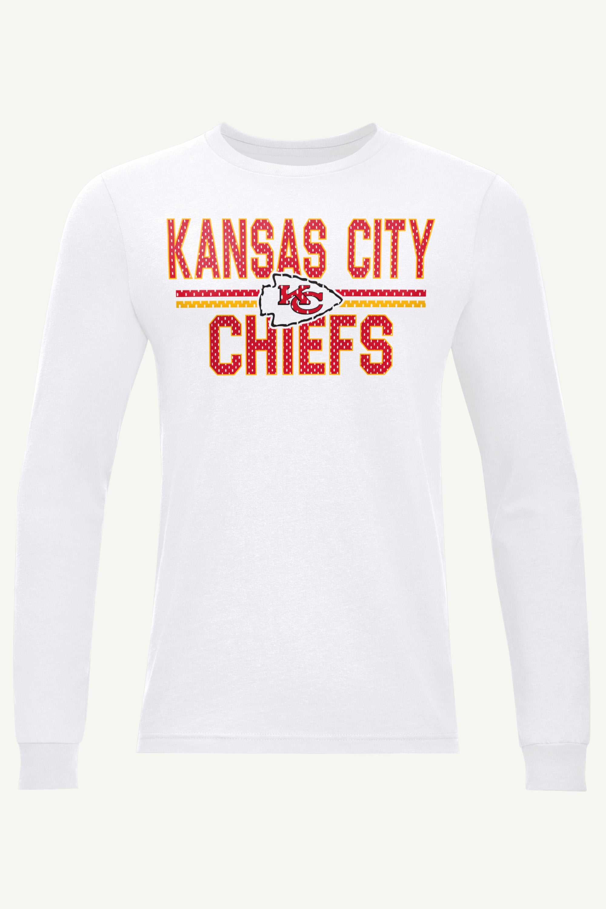 MENS KANSAS CITY CHIEFS MESH LOOK LONG SLEEVE T SHIRT View 1 | Kansas City Chiefs MENS KANSAS CITY CHIEFS MESH LOOK LONG SLEEVE T SHIRT View 1 | Kansas City Chiefs