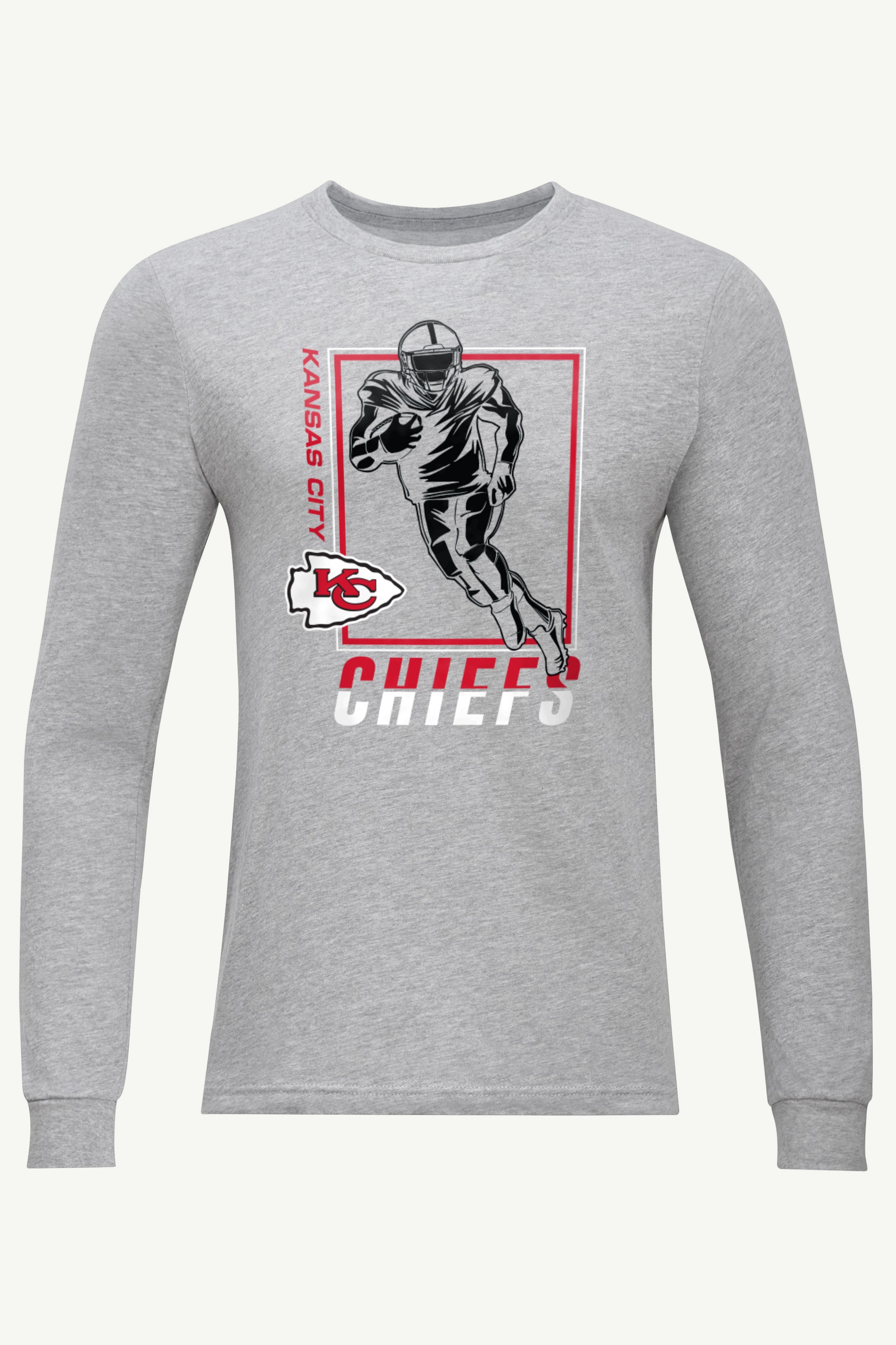 MENS KANSAS CITY CHIEFS PLAYER GRID LONG SLEEVE T SHIRT View 1 | Kansas City Chiefs MENS KANSAS CITY CHIEFS PLAYER GRID LONG SLEEVE T SHIRT View 1 | Kansas City Chiefs