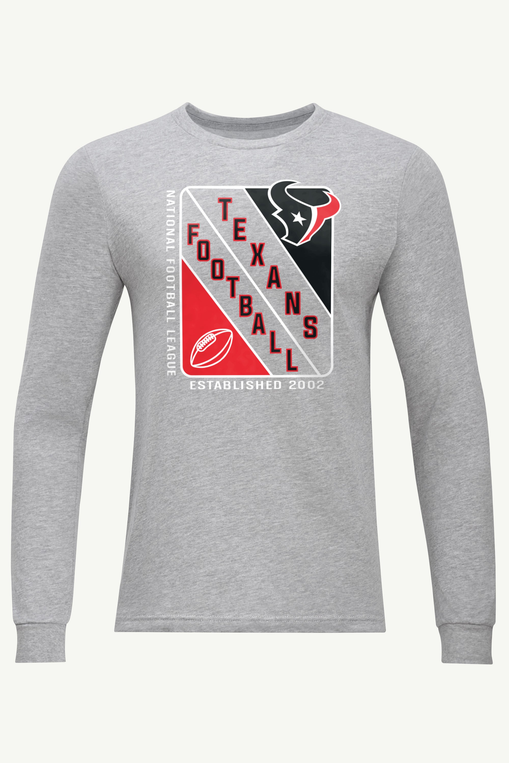 MENS HOUSTON TEXANS SHIELD LOGO LONG SLEEVE T SHIRT View 2 | Houston Texans MENS HOUSTON TEXANS SHIELD LOGO LONG SLEEVE T SHIRT View 2 | Houston Texans