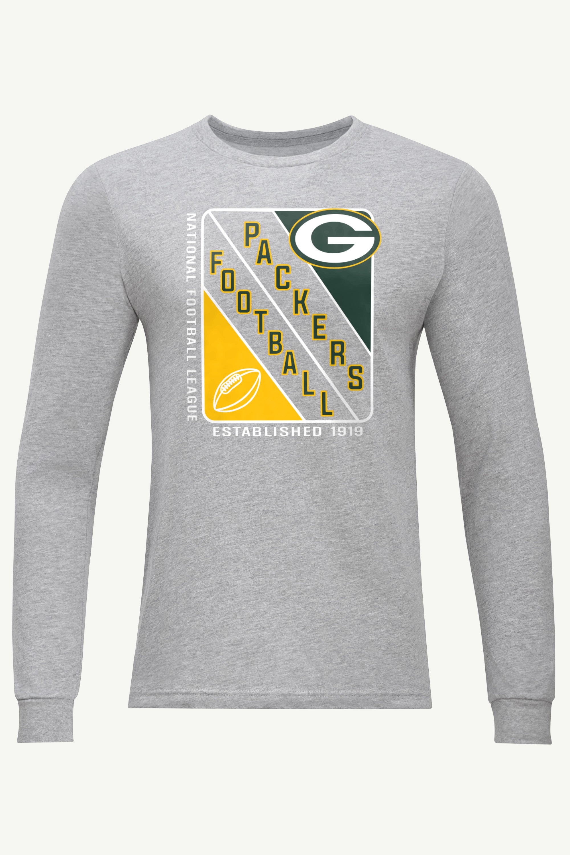 MENS GREEN BAY PACKERS SHIELD LOGO LONG SLEEVE T SHIRT View 1 | Green Bay Packers MENS GREEN BAY PACKERS SHIELD LOGO LONG SLEEVE T SHIRT View 1 | Green Bay Packers