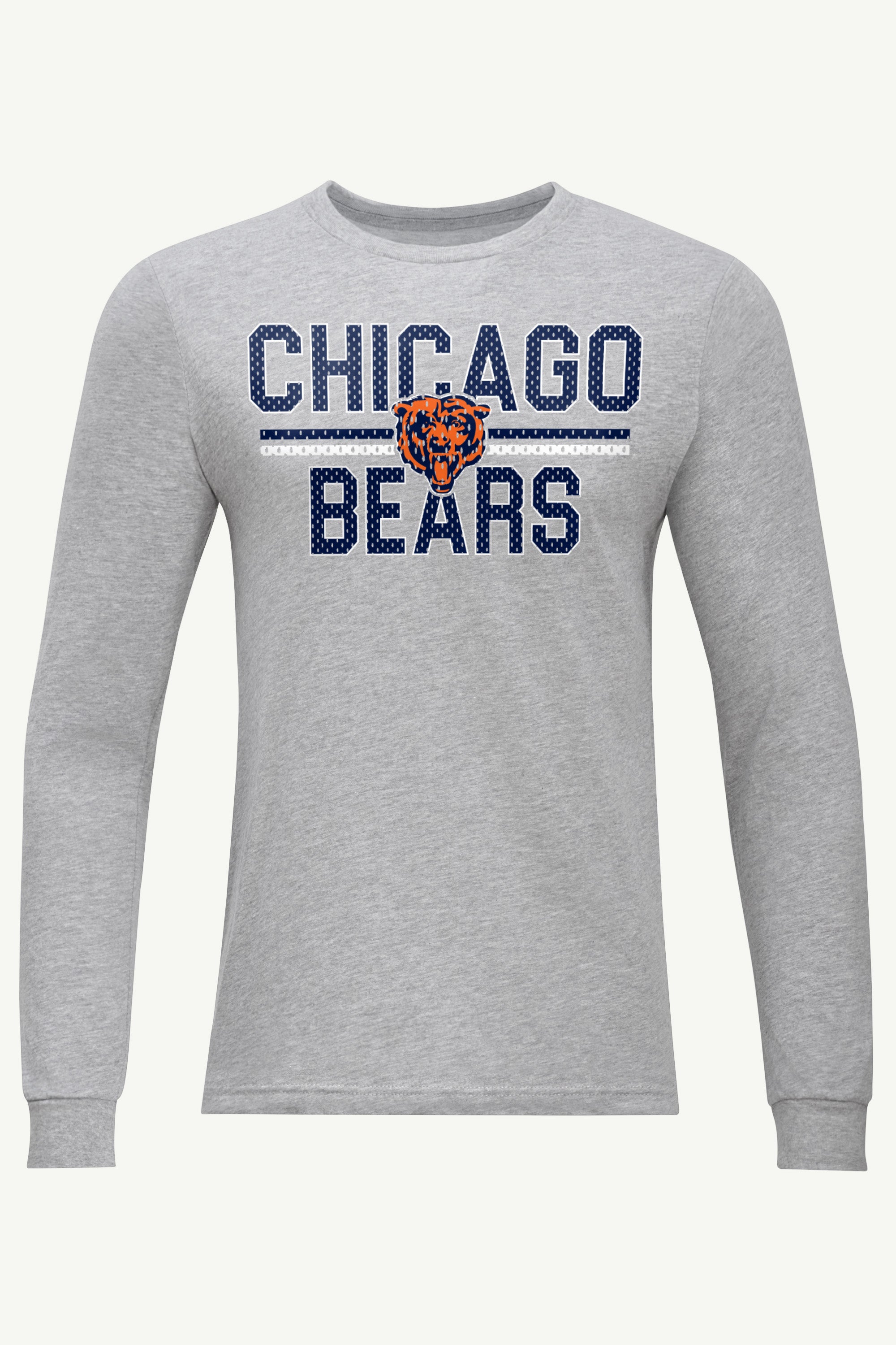 MENS CHICAGO BEARS MESH LOOK LONG SLEEVE T SHIRT View 1 | Chicago Bears MENS CHICAGO BEARS MESH LOOK LONG SLEEVE T SHIRT View 1 | Chicago Bears