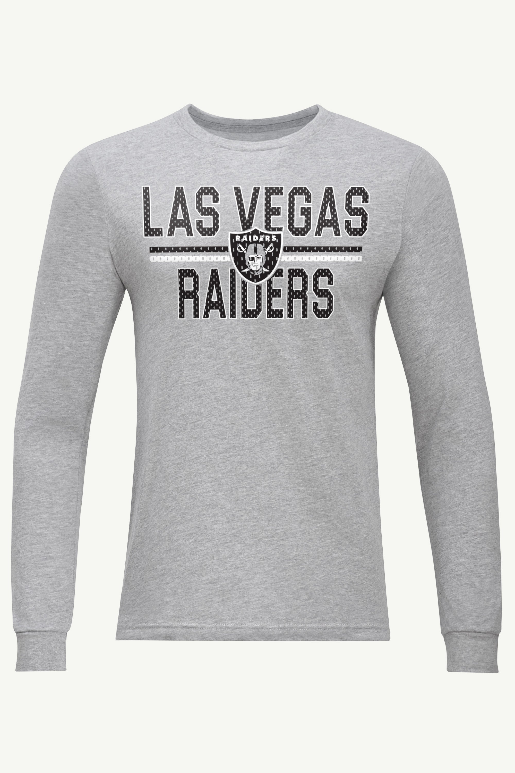 MENS LAS VEGAS RAIDERS MESH LOOK LONG SLEEVE T SHIRT View 1 MENS LAS VEGAS RAIDERS MESH LOOK LONG SLEEVE T SHIRT View 1