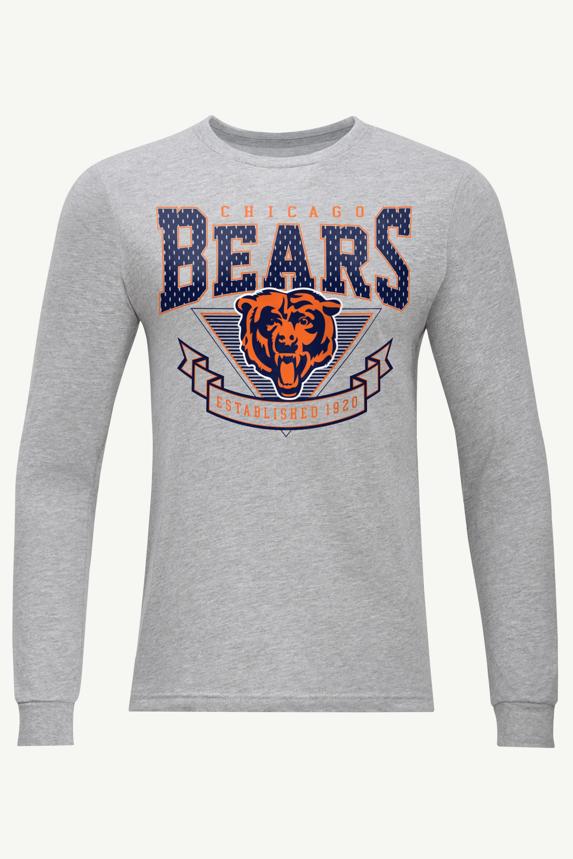MENS CHICAGO BEARS 80's INSPIRED LONG SLEEVE T SHIRT View 1 | Chicago Bears MENS CHICAGO BEARS 80's INSPIRED LONG SLEEVE T SHIRT View 1 | Chicago Bears