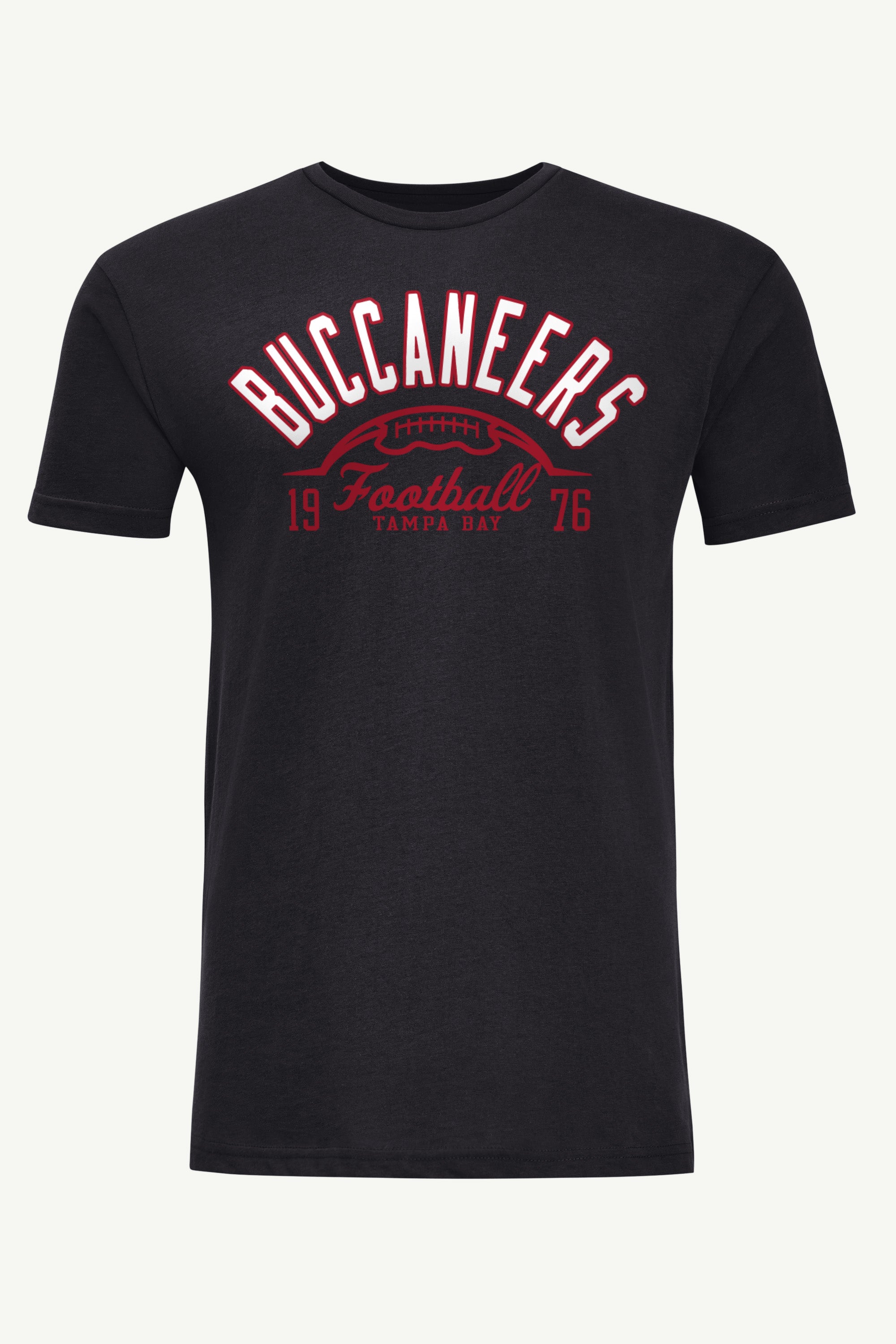 MENS TAMPA BAY BUCCANEERS HALF BALL T SHIRT View 1 MENS TAMPA BAY BUCCANEERS HALF BALL T SHIRT View 1