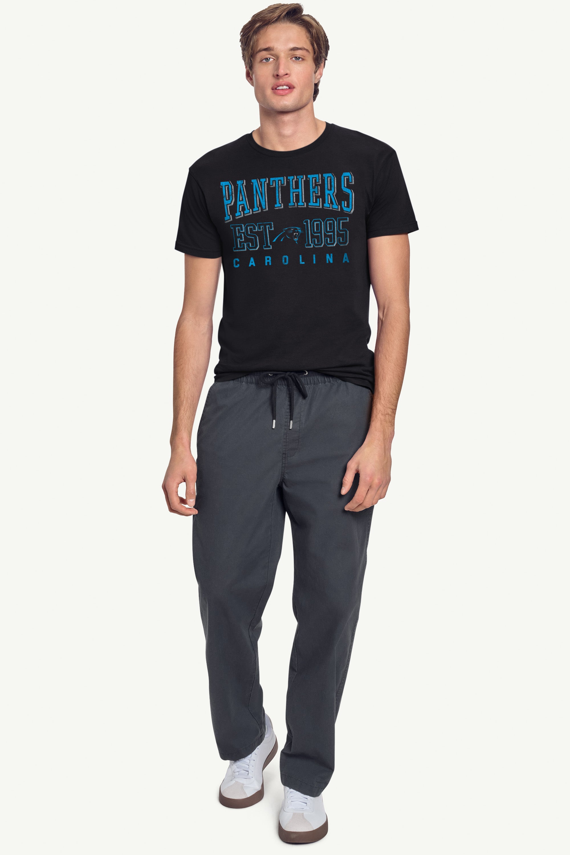 MENS CAROLINA PANTHERS RETRO T SHIRT View 3 | Carolina Panthers MENS CAROLINA PANTHERS RETRO T SHIRT View 3 | Carolina Panthers