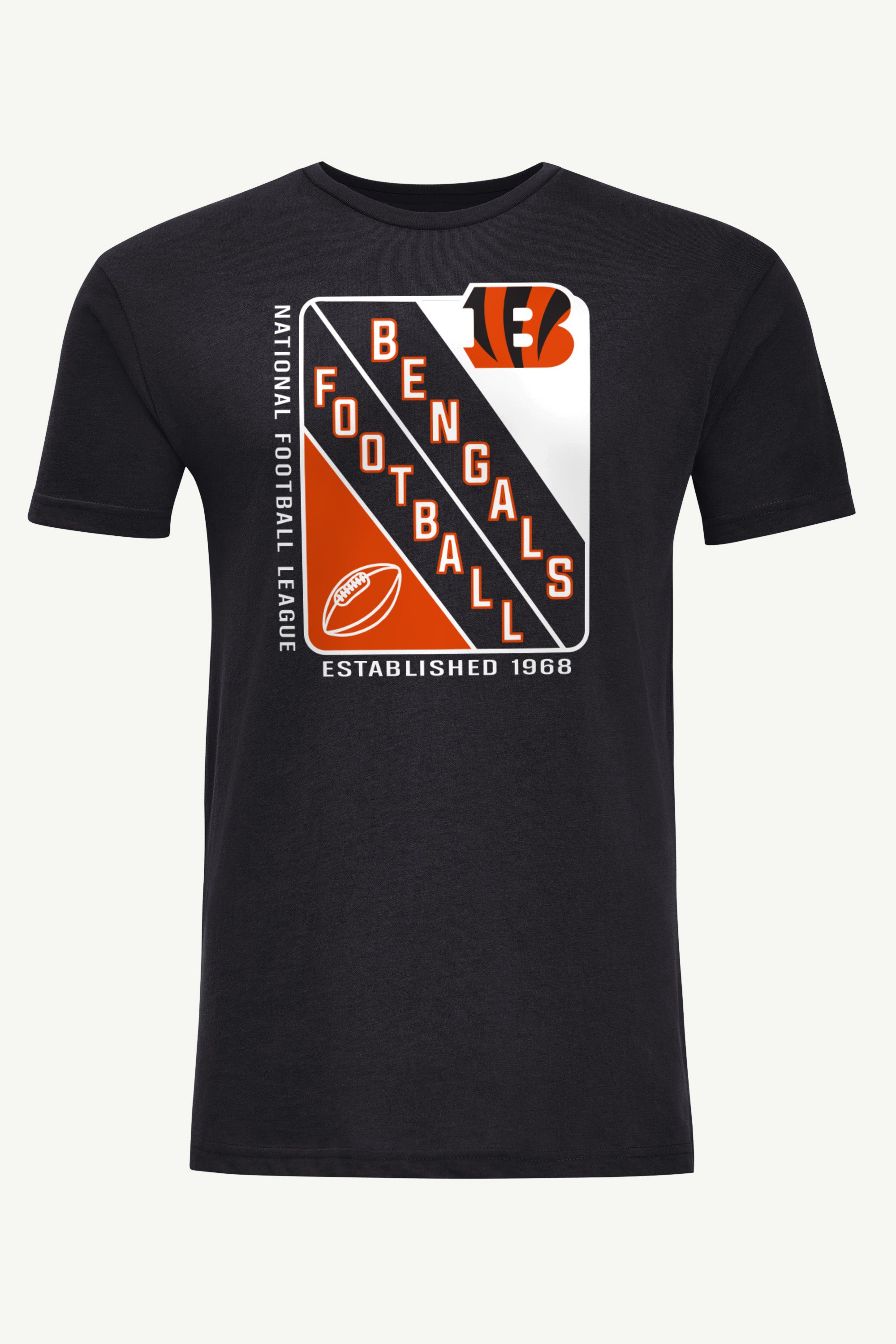 MENS CINCINNATI BENGALS SHIELD LOGO T SHIRT View 1 | Cincinnati Bengals MENS CINCINNATI BENGALS SHIELD LOGO T SHIRT View 1 | Cincinnati Bengals