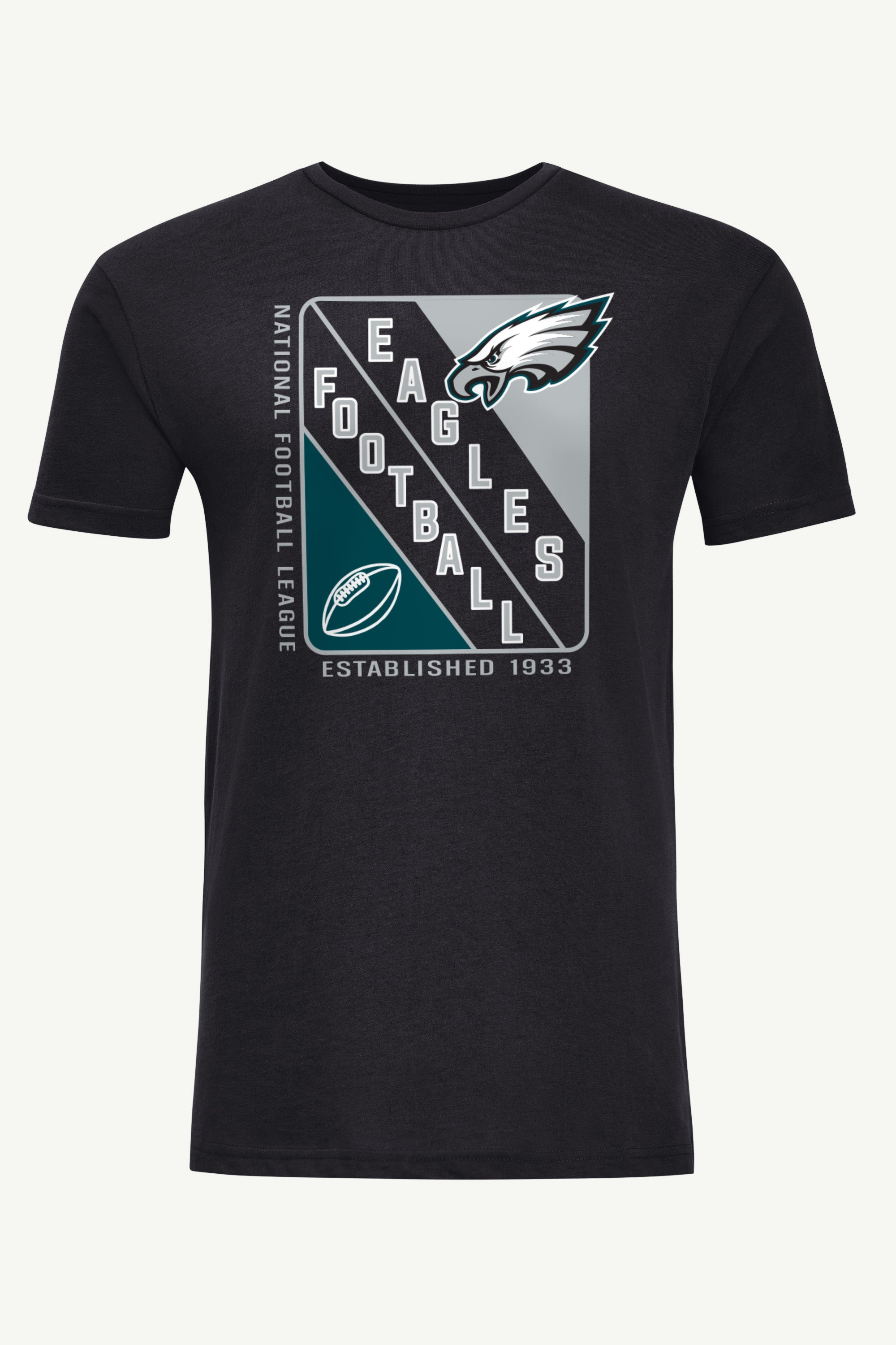 MENS PHILADELPHIA EAGLES SHIELD LOGO T SHIRT View 1 MENS PHILADELPHIA EAGLES SHIELD LOGO T SHIRT View 1