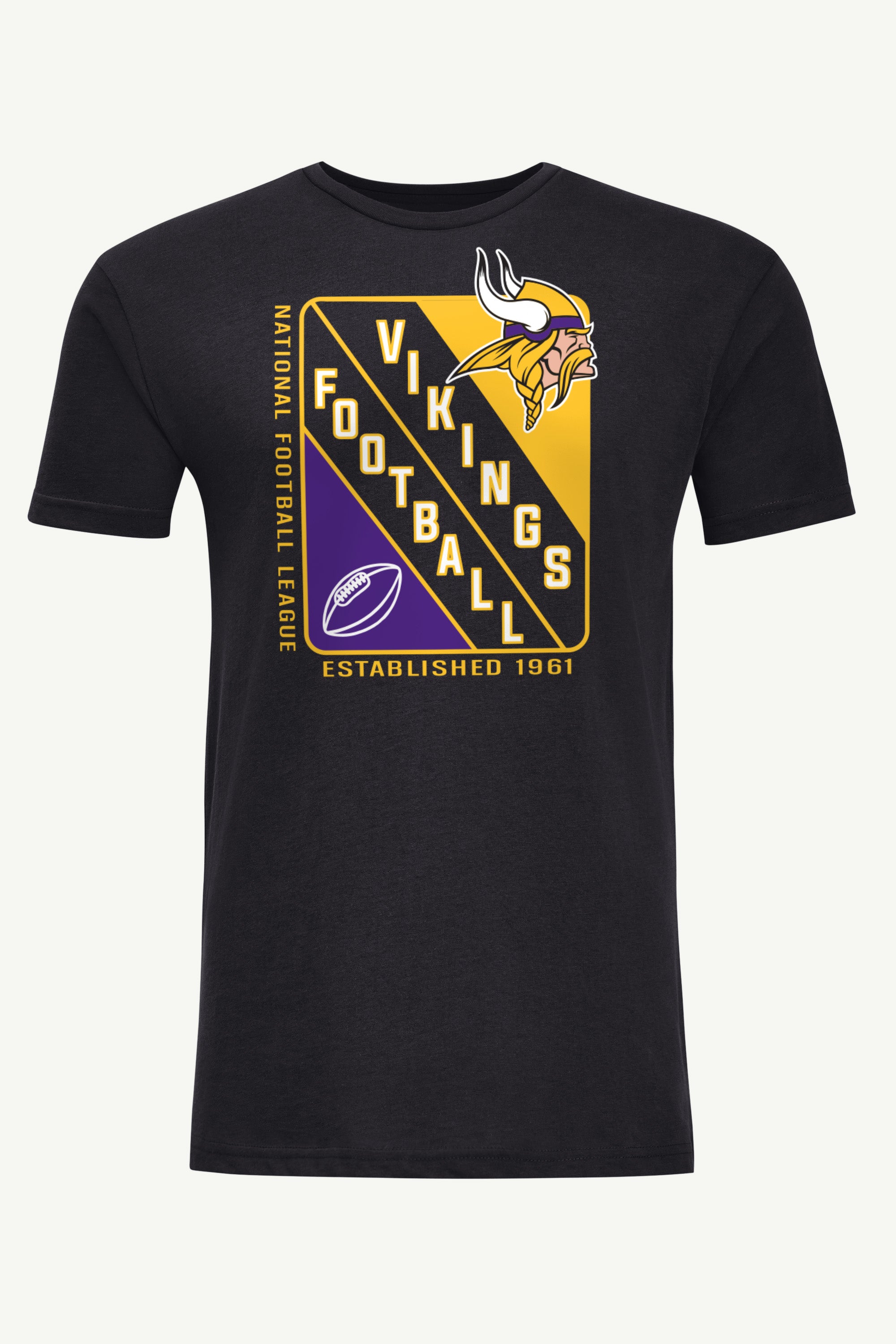 MENS MINNESOTA VIKINGS SHIELD LOGO T SHIRT View 1 MENS MINNESOTA VIKINGS SHIELD LOGO T SHIRT View 1