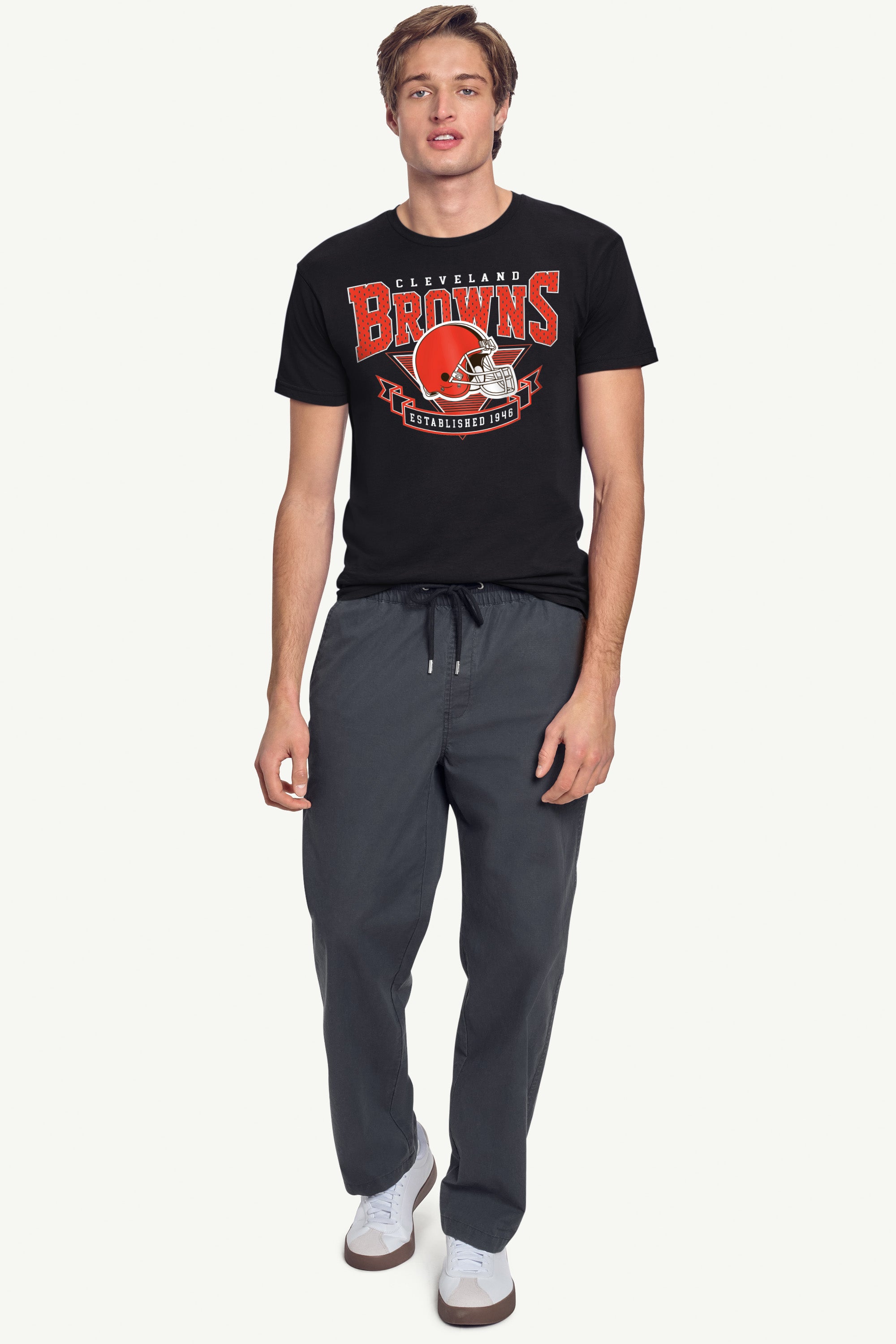 MENS CLEVELAND BROWNS 80's INSPIRED T SHIRT View 3 | Cleveland Browns MENS CLEVELAND BROWNS 80's INSPIRED T SHIRT View 3 | Cleveland Browns