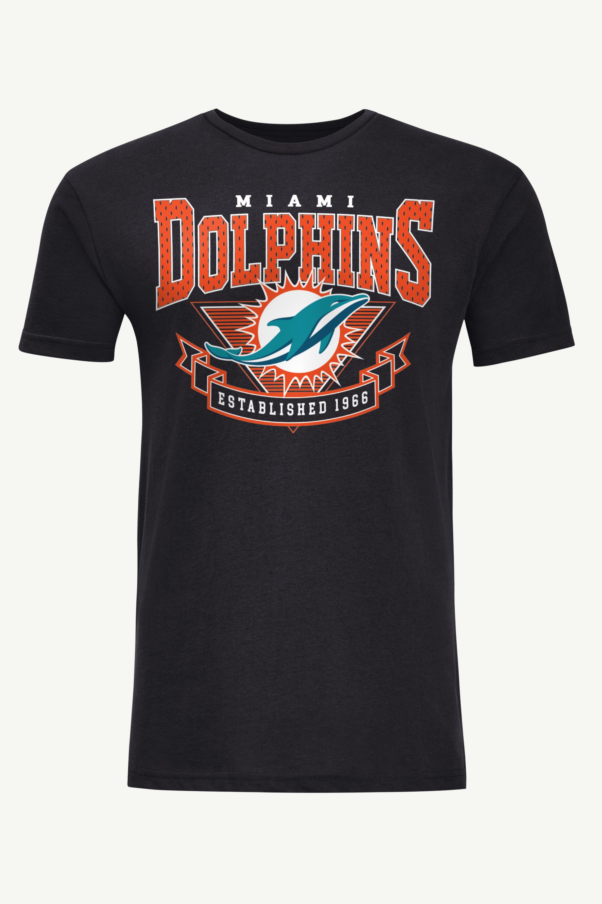 MENS MIAMI DOLPHINS 80's INSPIRED T SHIRT View 1 | DTG MENS MIAMI DOLPHINS 80's INSPIRED T SHIRT View 1 | DTG