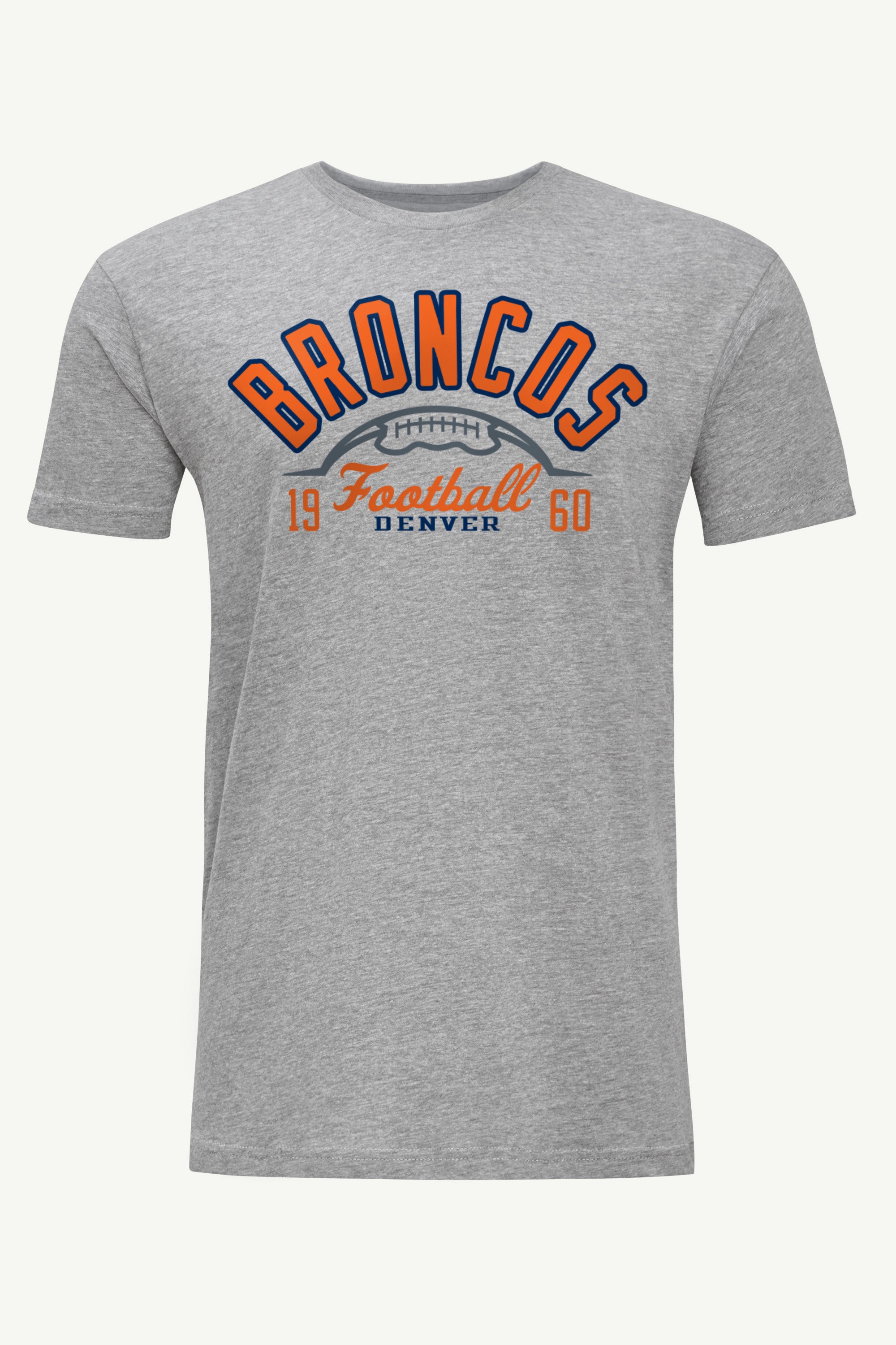 MENS DENVER BRONCOS HALF BALL T SHIRT View 1 | DTG MENS DENVER BRONCOS HALF BALL T SHIRT View 1 | DTG