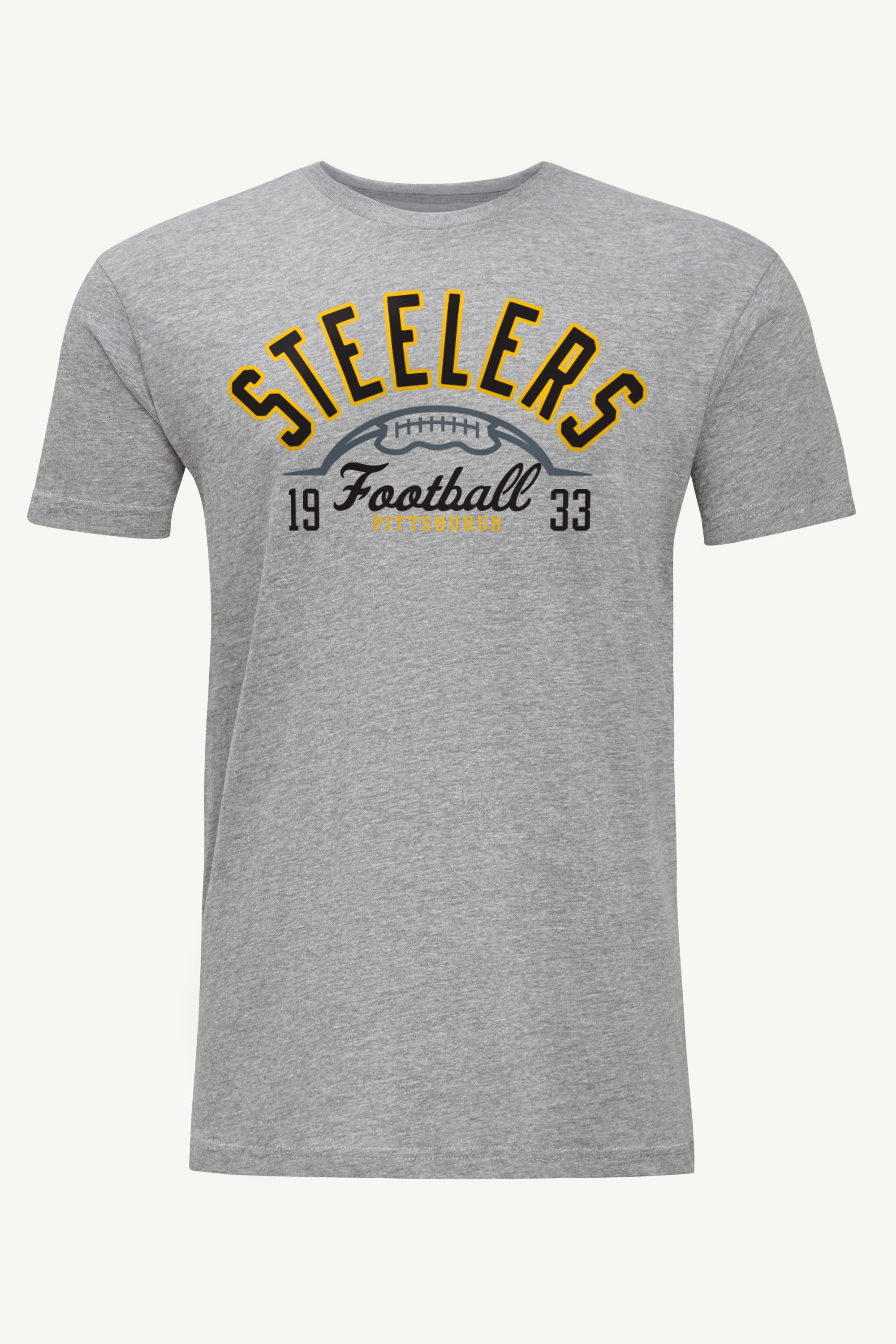 MENS PITTSBURGH STEELERS HALF BALL T SHIRT View 1 | DTG MENS PITTSBURGH STEELERS HALF BALL T SHIRT View 1 | DTG