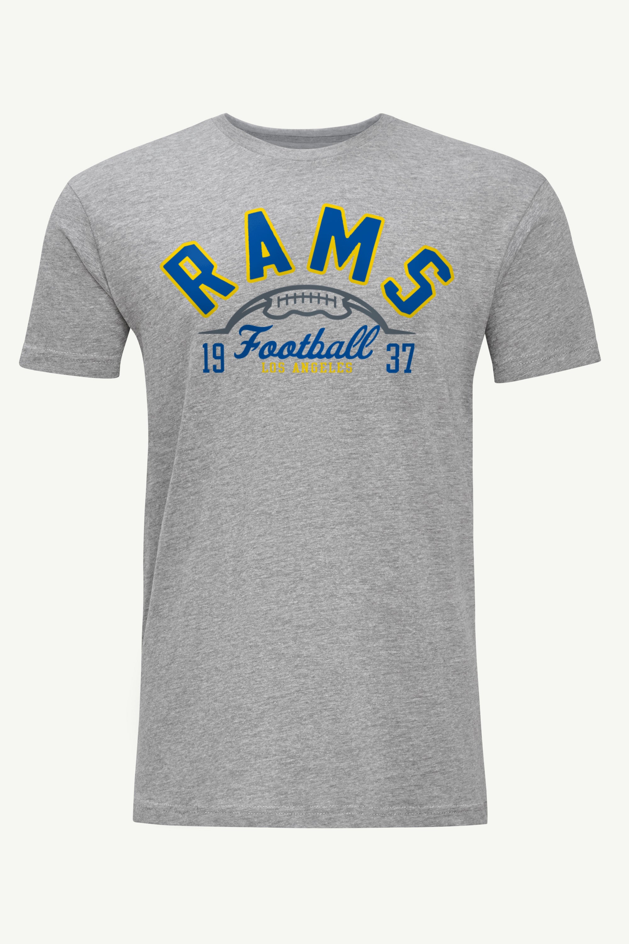 MENS LOS ANGELES RAMS HALF BALL T SHIRT View 1 MENS LOS ANGELES RAMS HALF BALL T SHIRT View 1