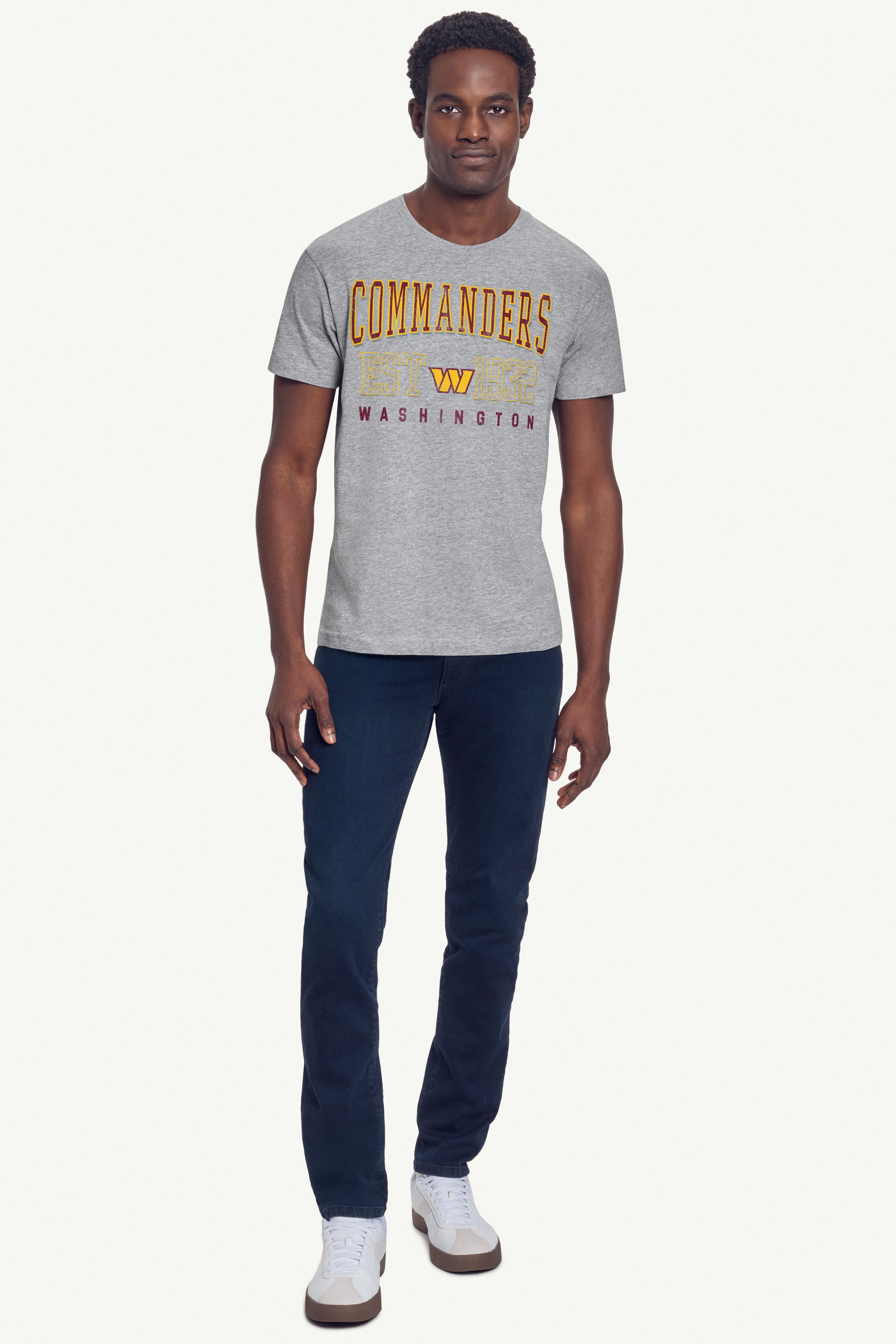 MENS WASHINGTON COMMANDERS RETRO T SHIRT View 2 | Washington Commanders MENS WASHINGTON COMMANDERS RETRO T SHIRT View 2 | Washington Commanders